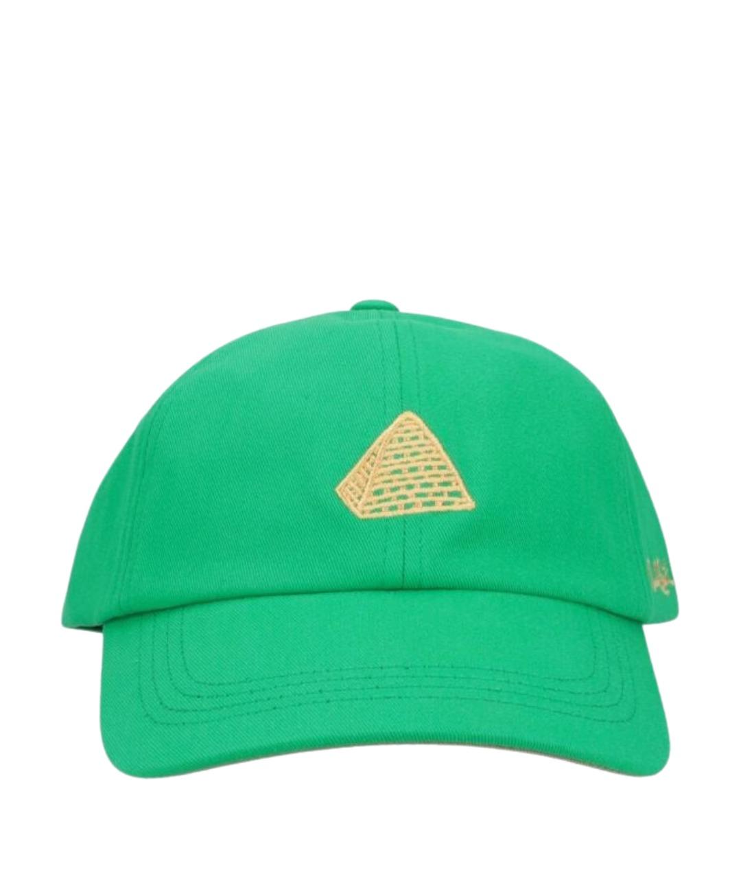 PAUL SMITH Зеленая хлопковая кепка/бейсболка, фото 1