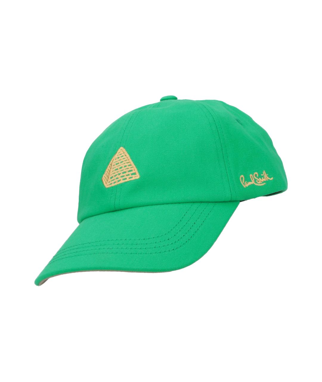 PAUL SMITH Зеленая хлопковая кепка/бейсболка, фото 3