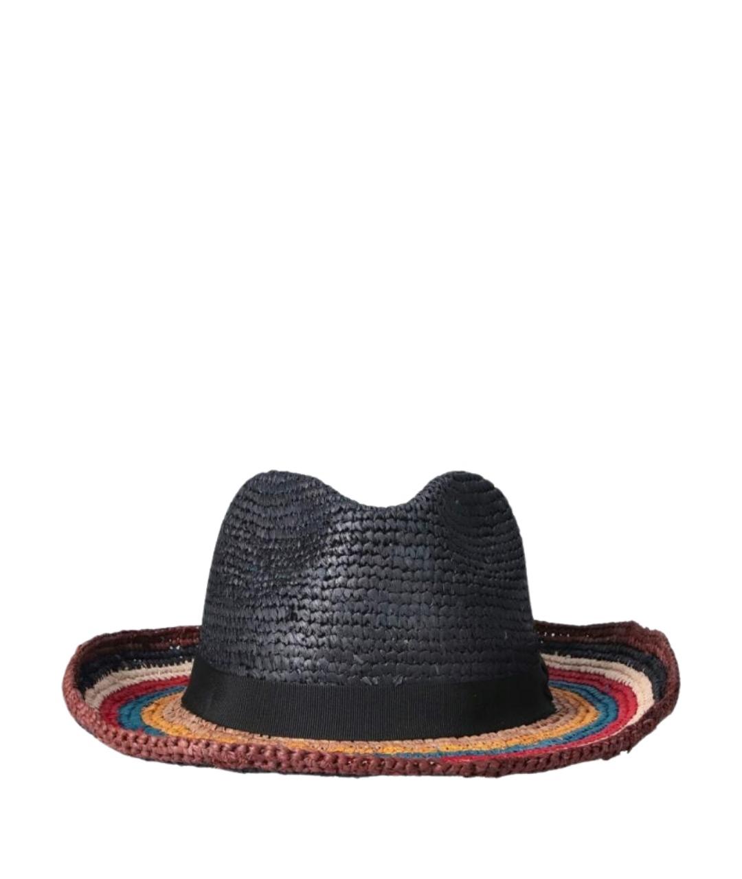 PAUL SMITH Мульти соломенная шляпа, фото 1