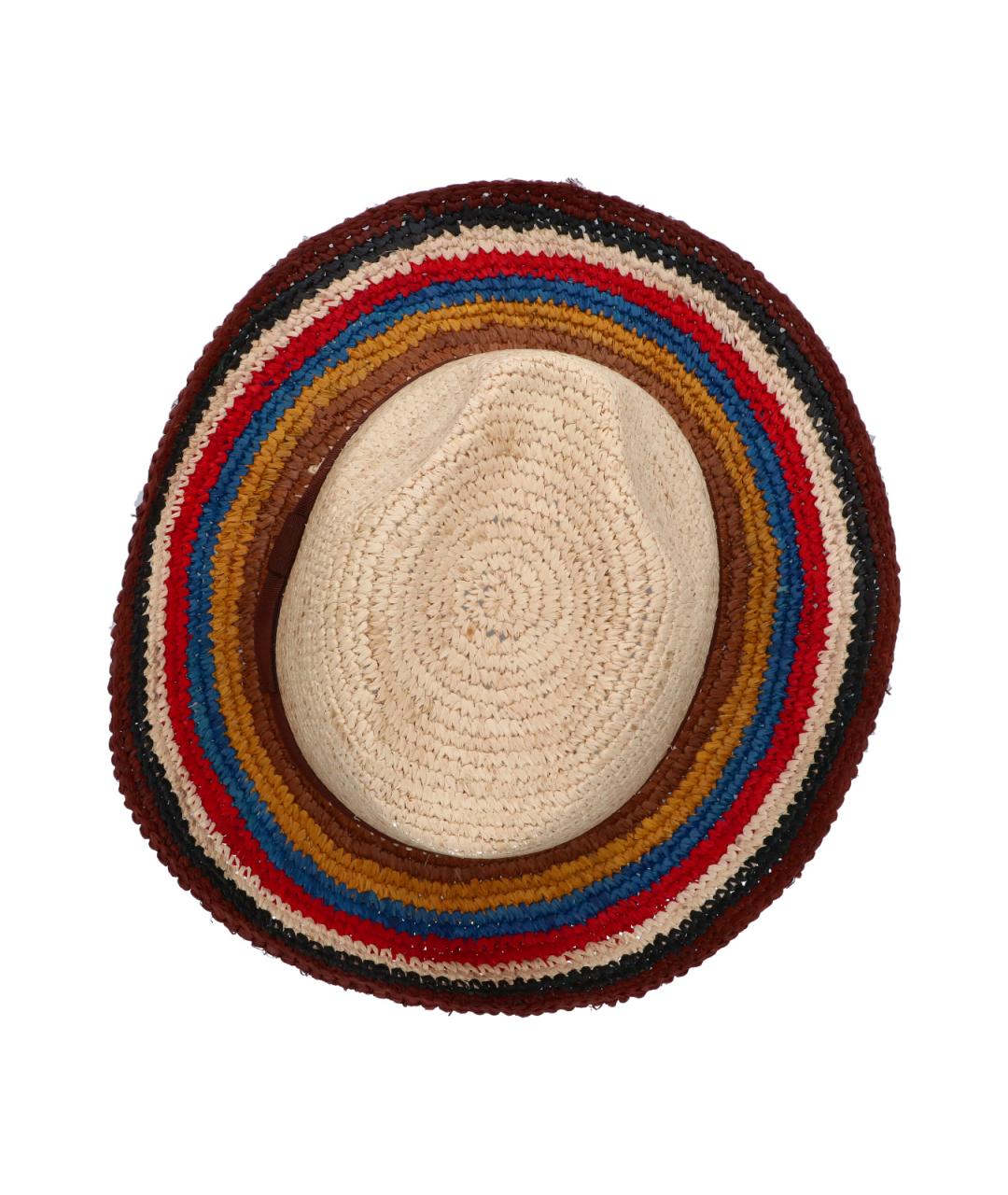 PAUL SMITH Мульти соломенная шляпа, фото 3