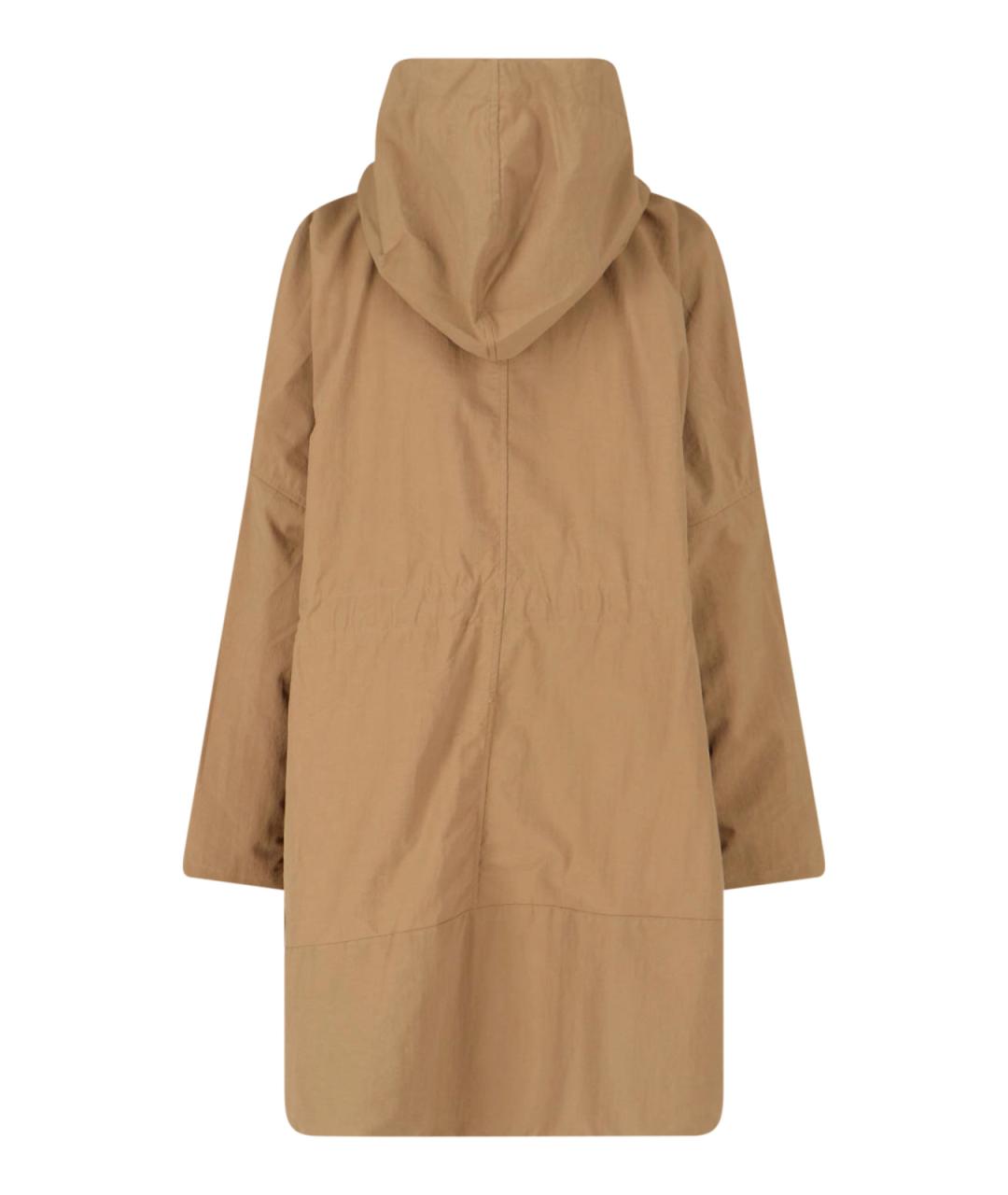 Kimono Rain Бежевая полиамидовая парка, фото 2