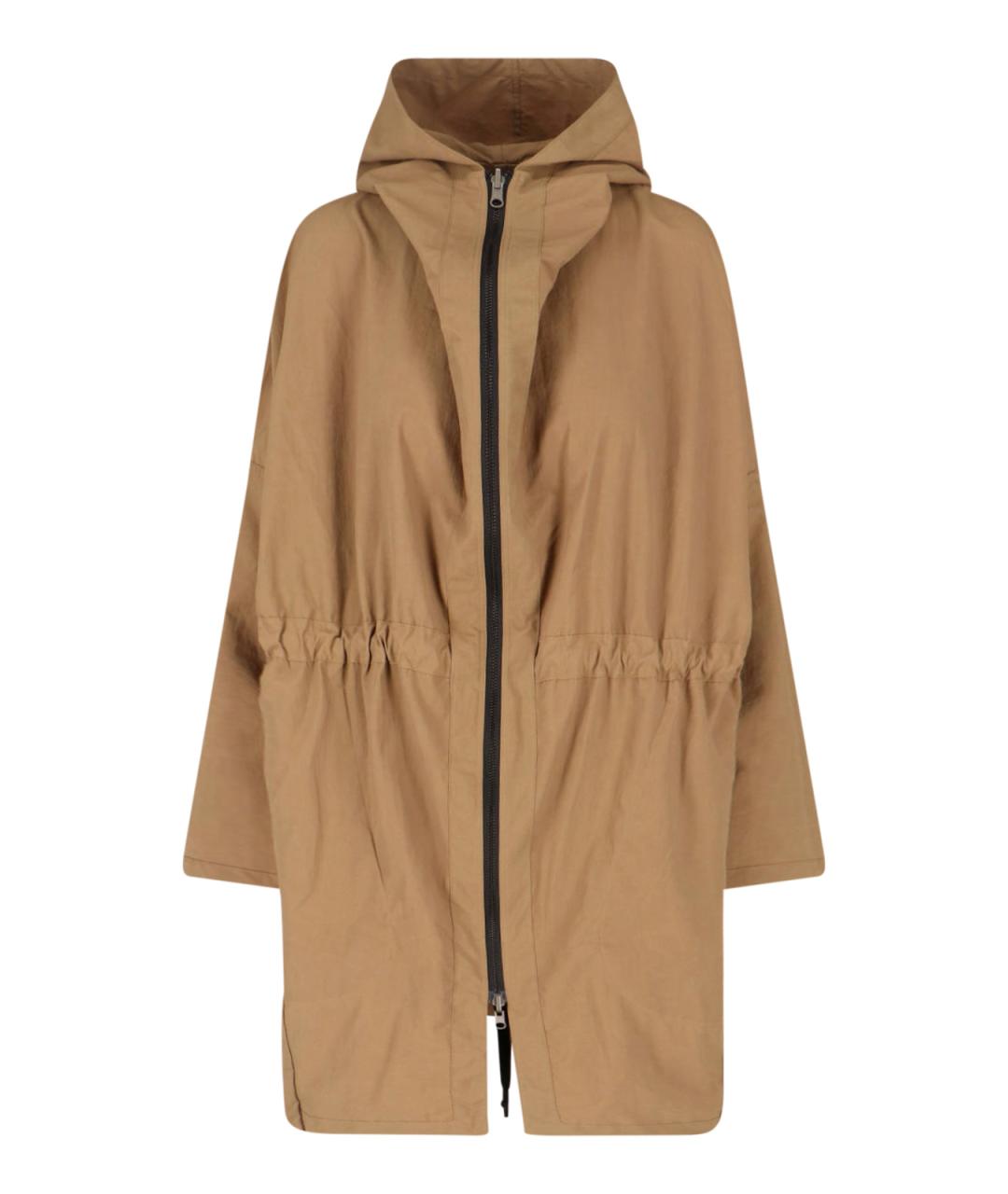 Kimono Rain Бежевая полиамидовая парка, фото 3