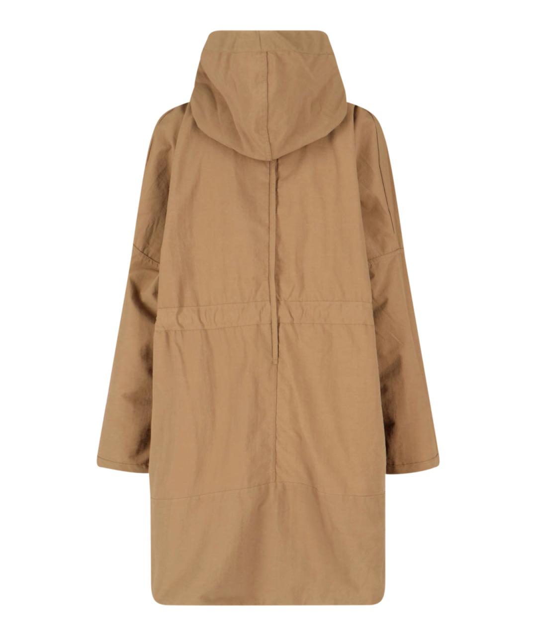 Kimono Rain Бежевая полиамидовая парка, фото 4