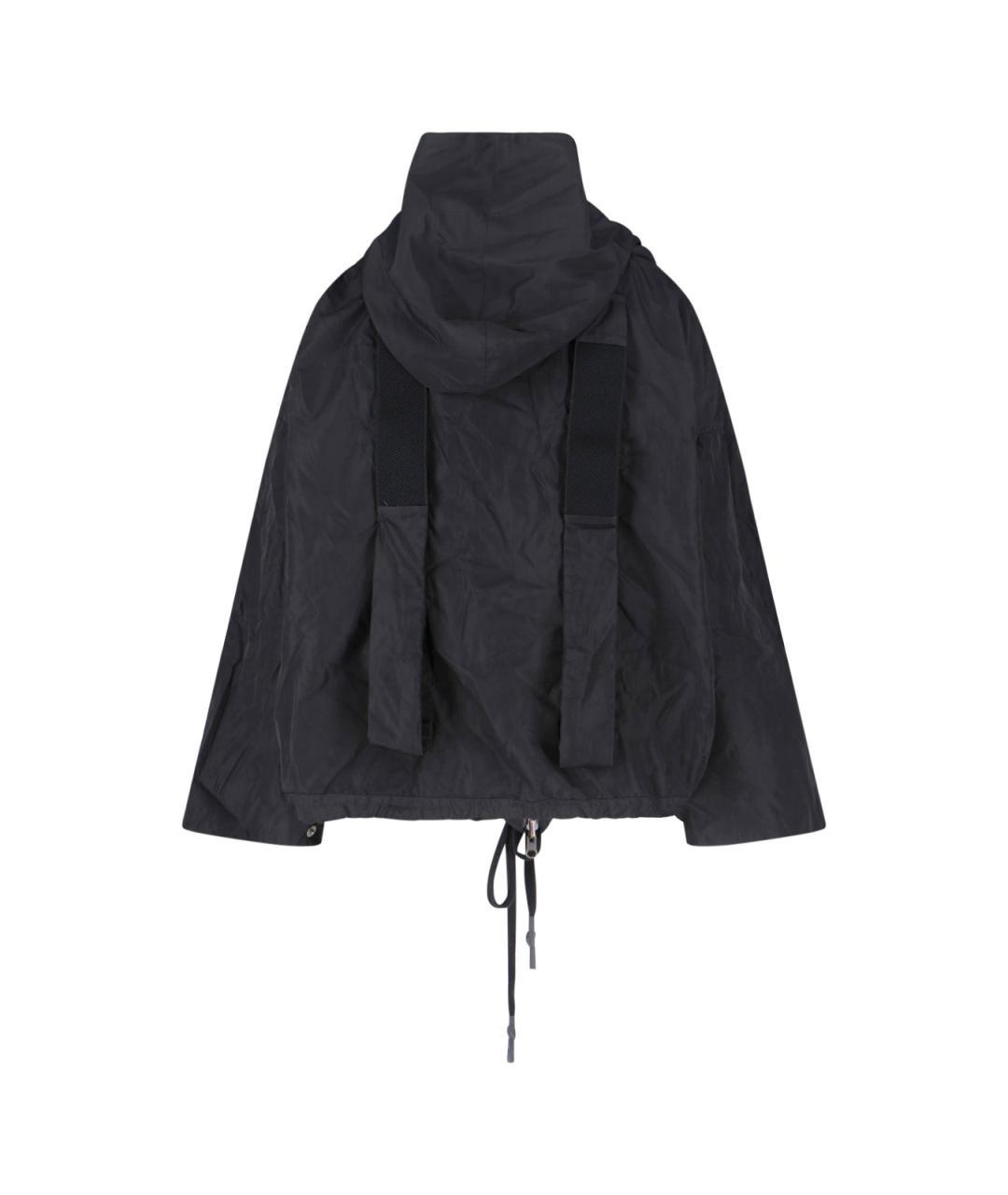 Kimono Rain Черная полиамидовая парка, фото 4