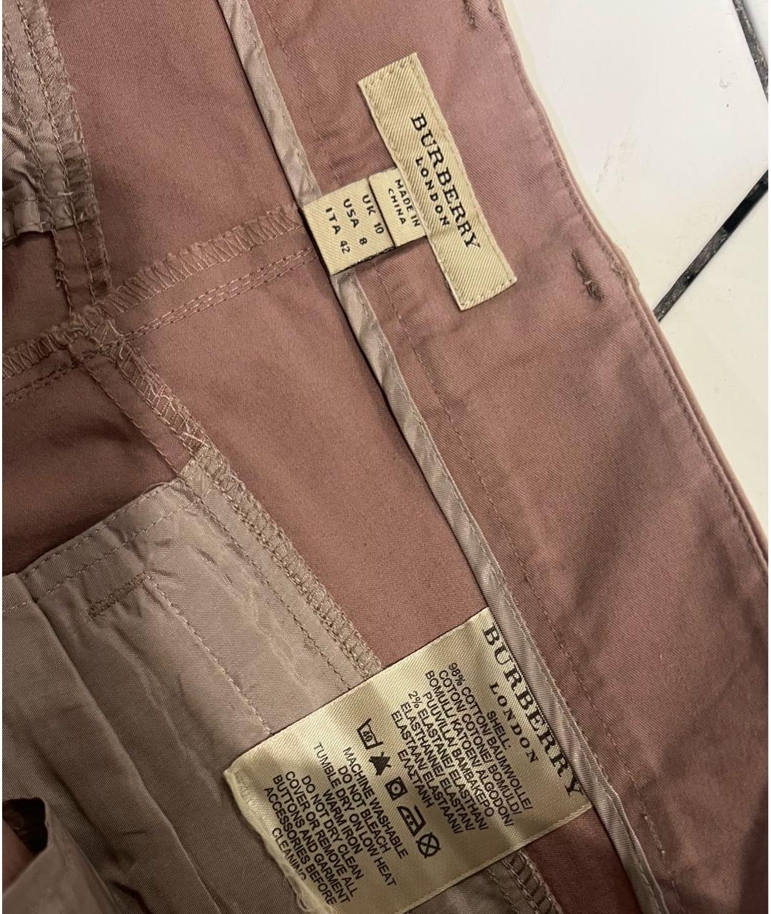 BURBERRY Прямые брюки, фото 4