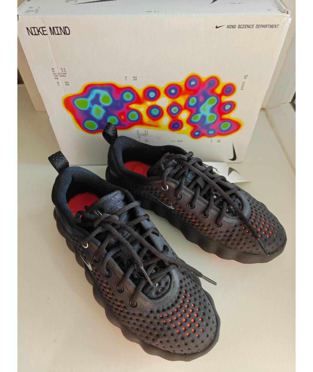 NIKE Черные текстильные кроссовки, фото 2