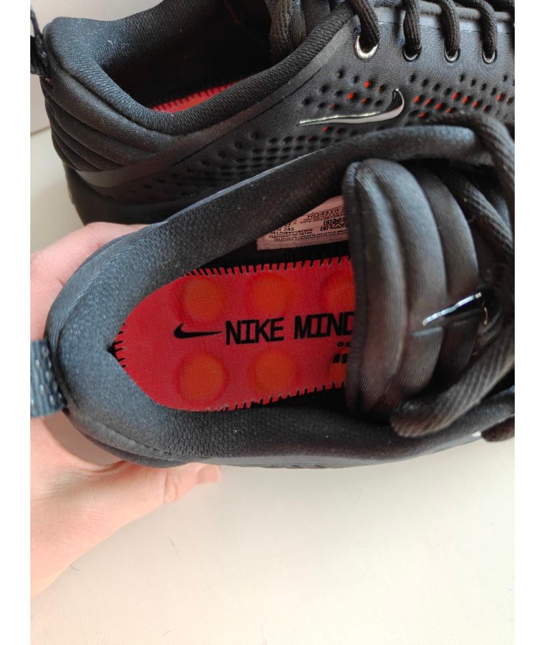 NIKE Черные текстильные кроссовки, фото 5