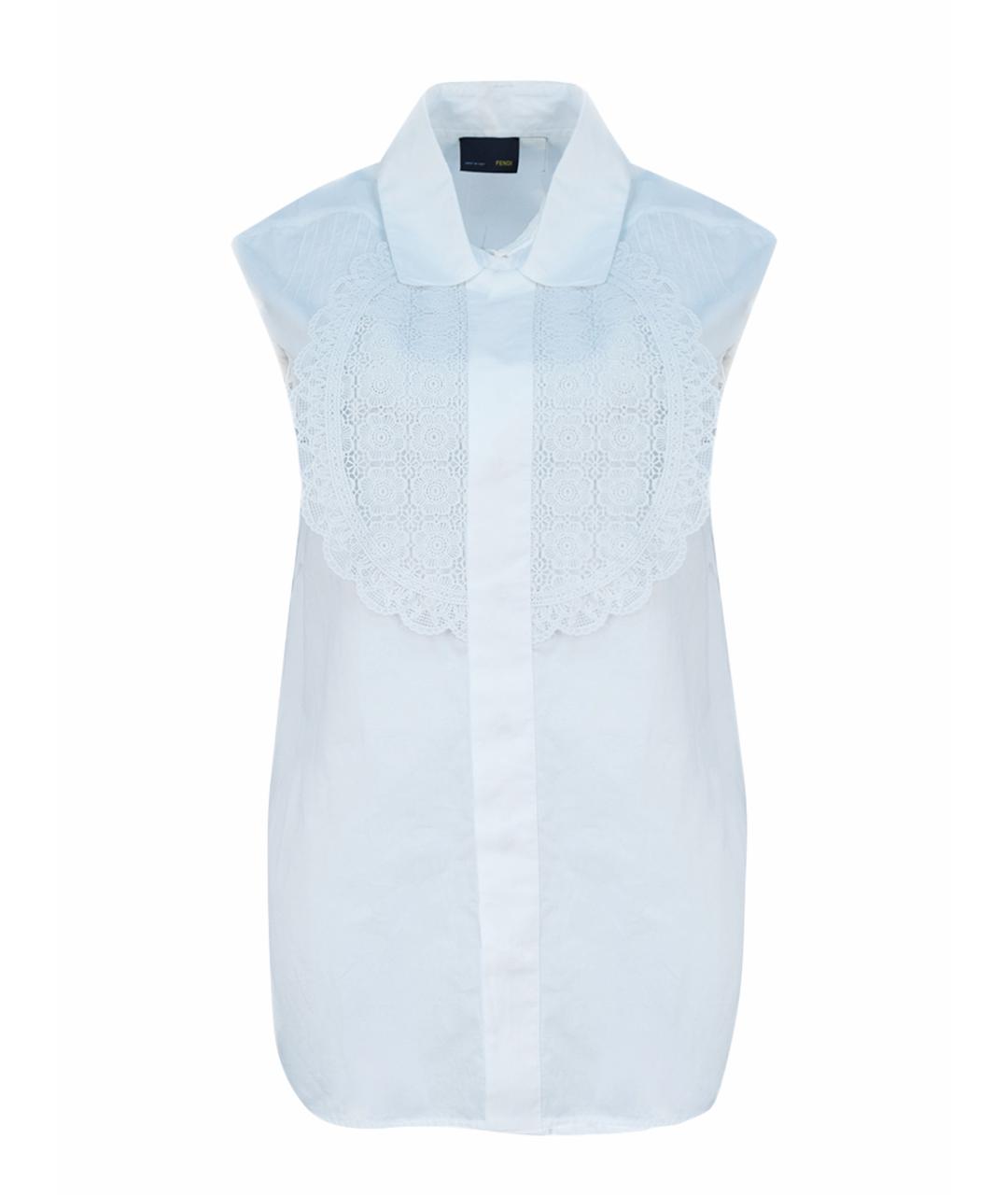 FENDI Белая хлопковая блузы, фото 1