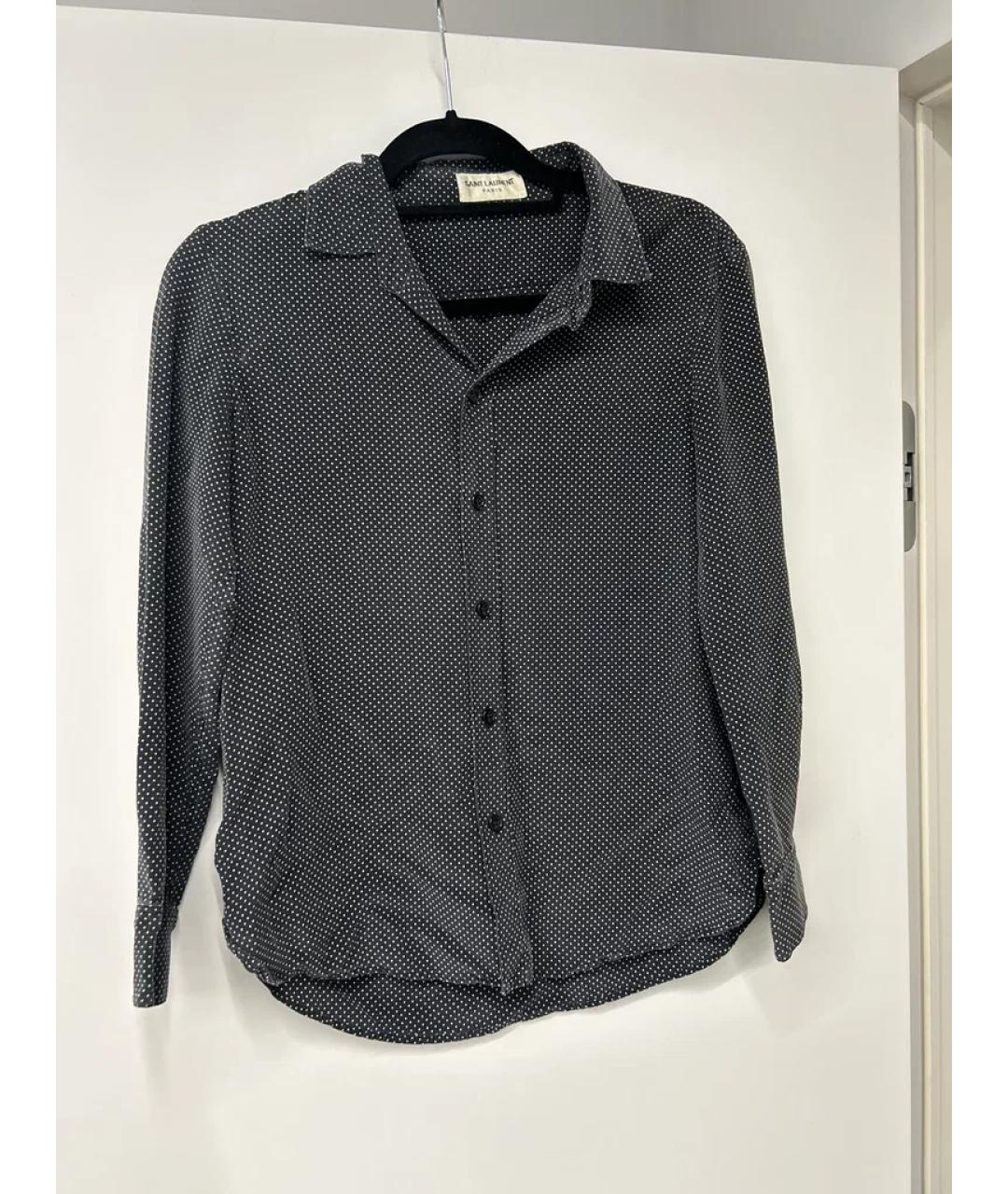 SAINT LAURENT Шелковая блузы, фото 5