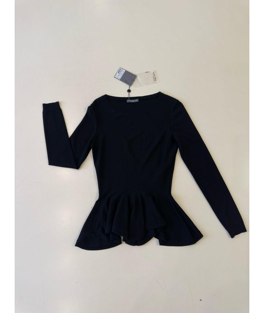 ALEXANDER MCQUEEN Черный шерстяной джемпер / свитер, фото 9