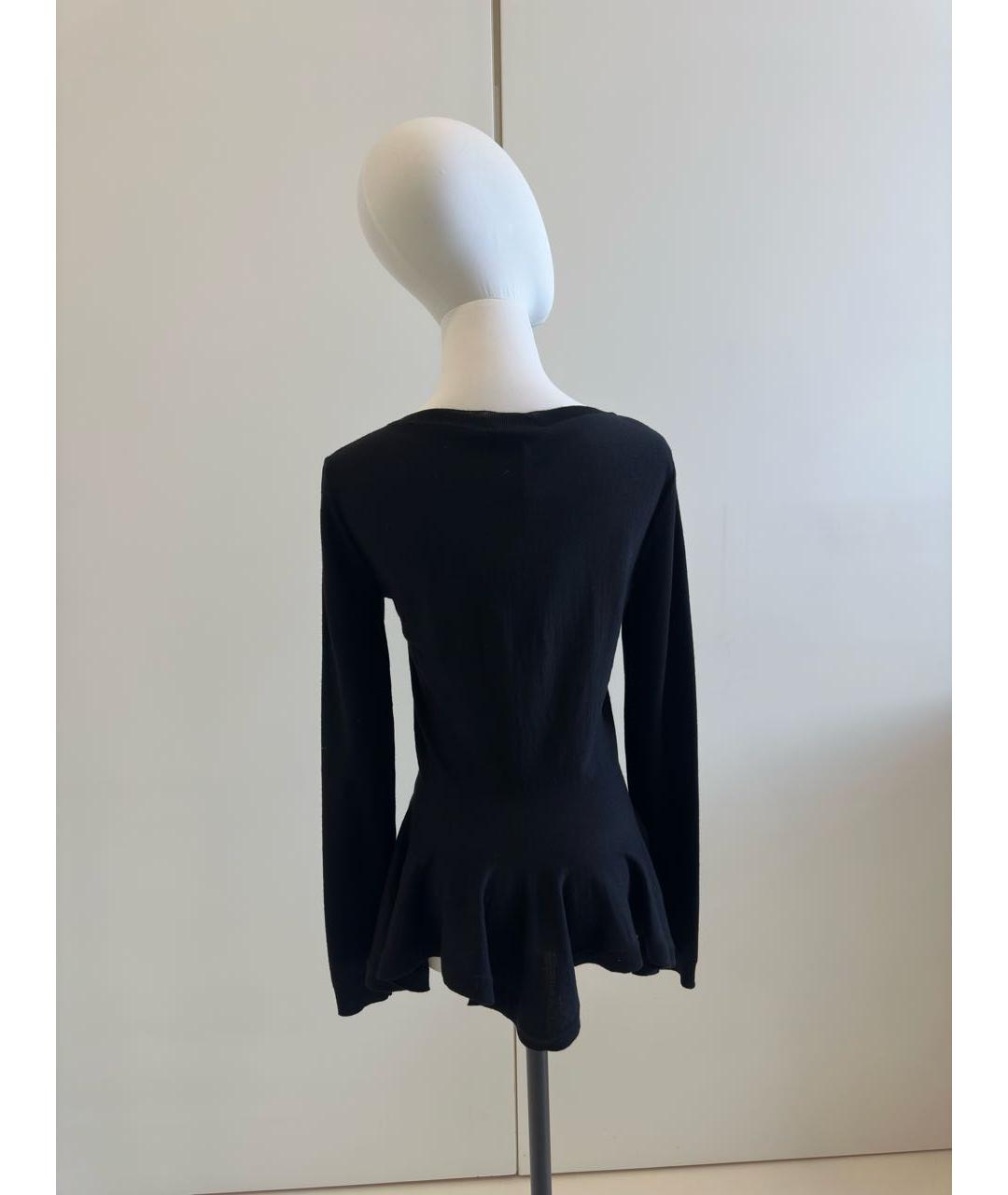 ALEXANDER MCQUEEN Черный шерстяной джемпер / свитер, фото 2