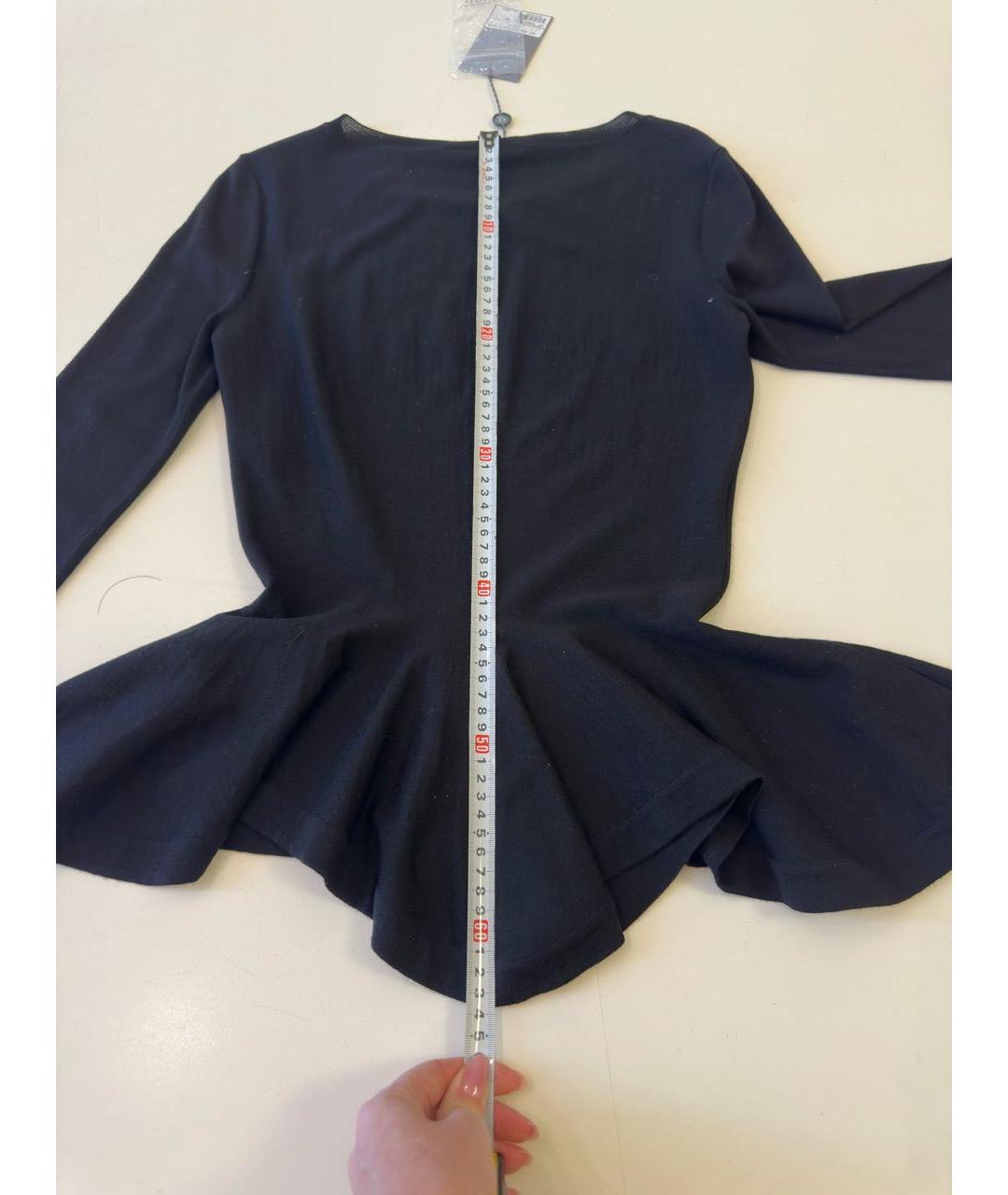 ALEXANDER MCQUEEN Черный шерстяной джемпер / свитер, фото 5