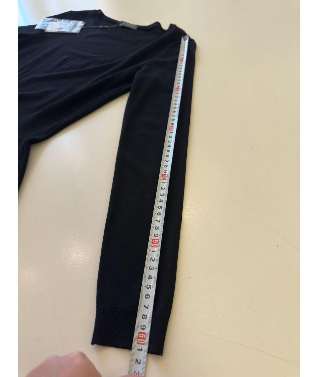 ALEXANDER MCQUEEN Черный шерстяной джемпер / свитер, фото 8