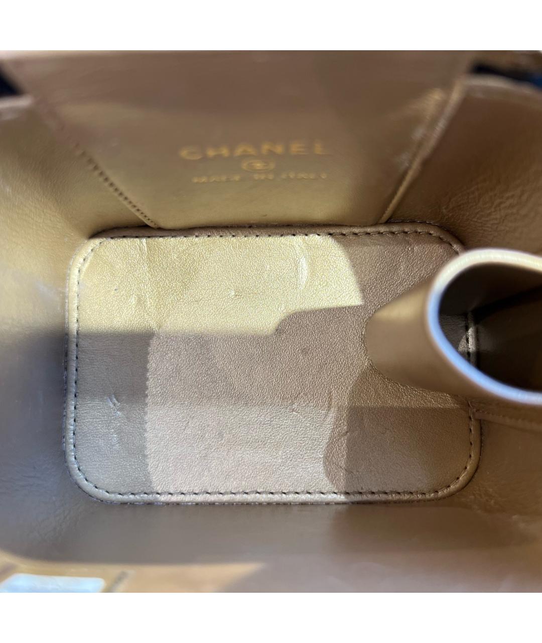 CHANEL Черная кожаная сумка через плечо, фото 6