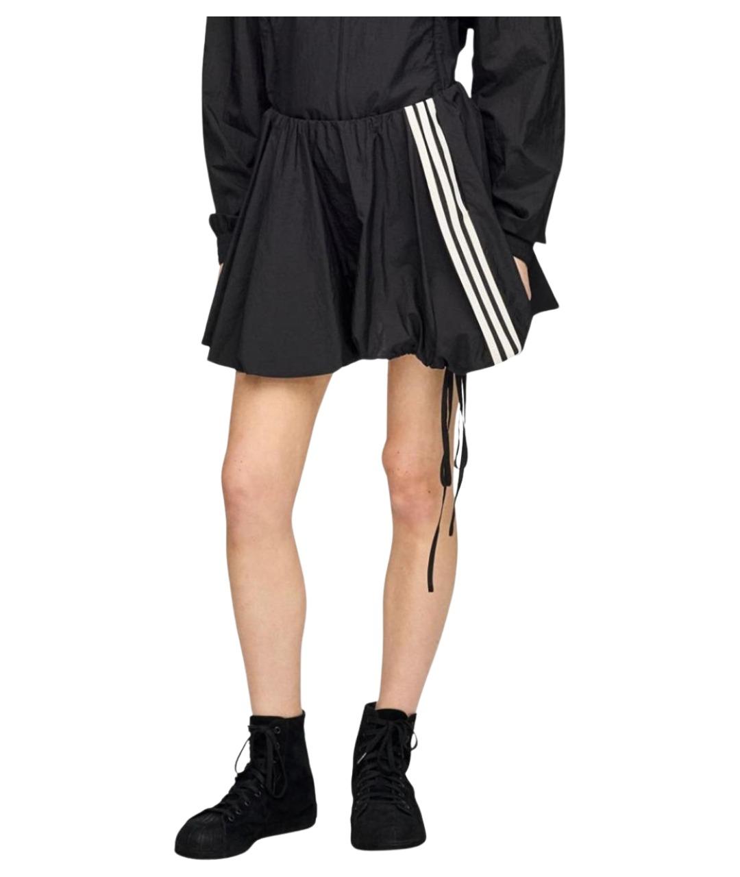 Y-3 Черные полиамидовые шорты, фото 1