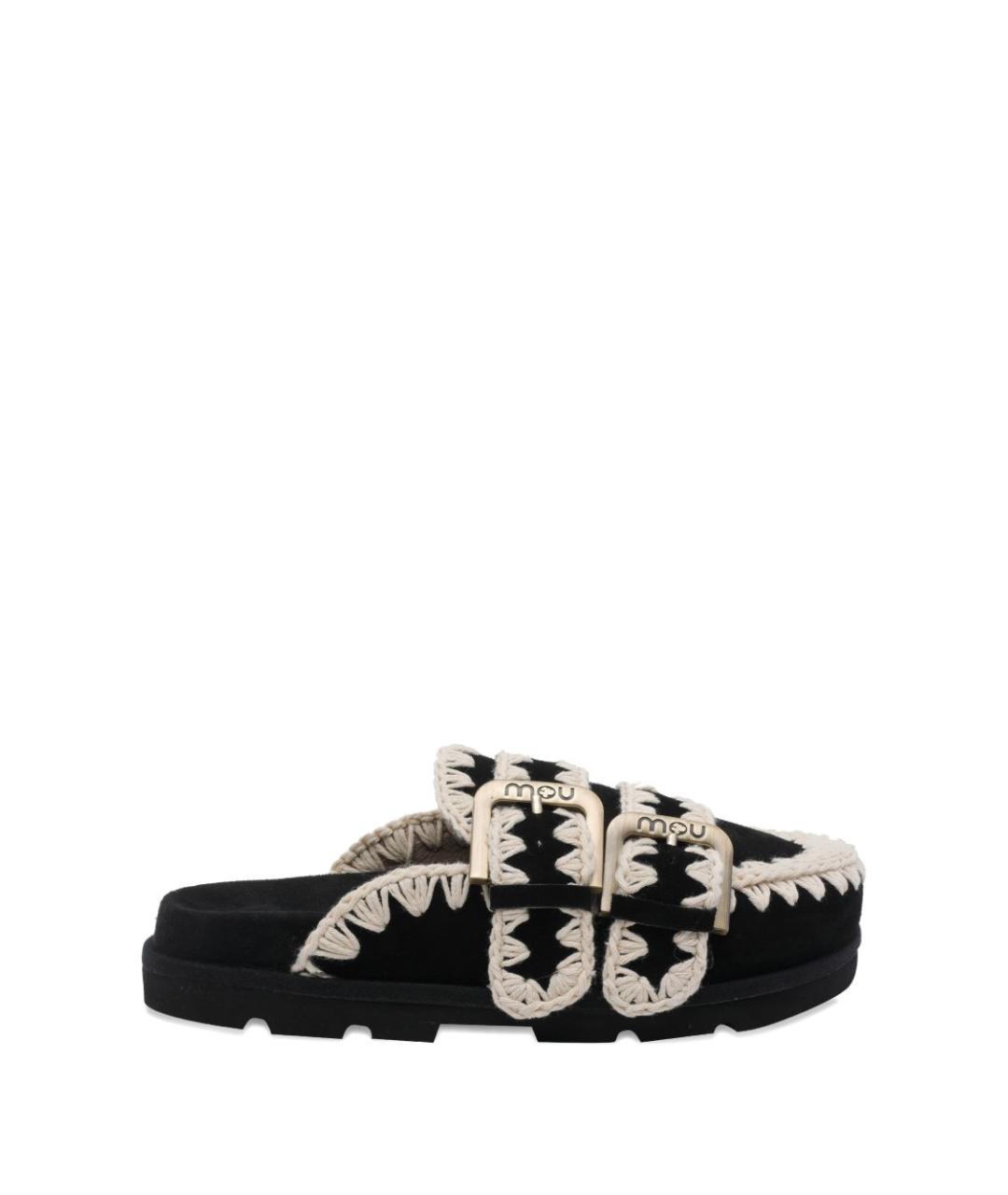 MOU Черные сандалии, фото 1