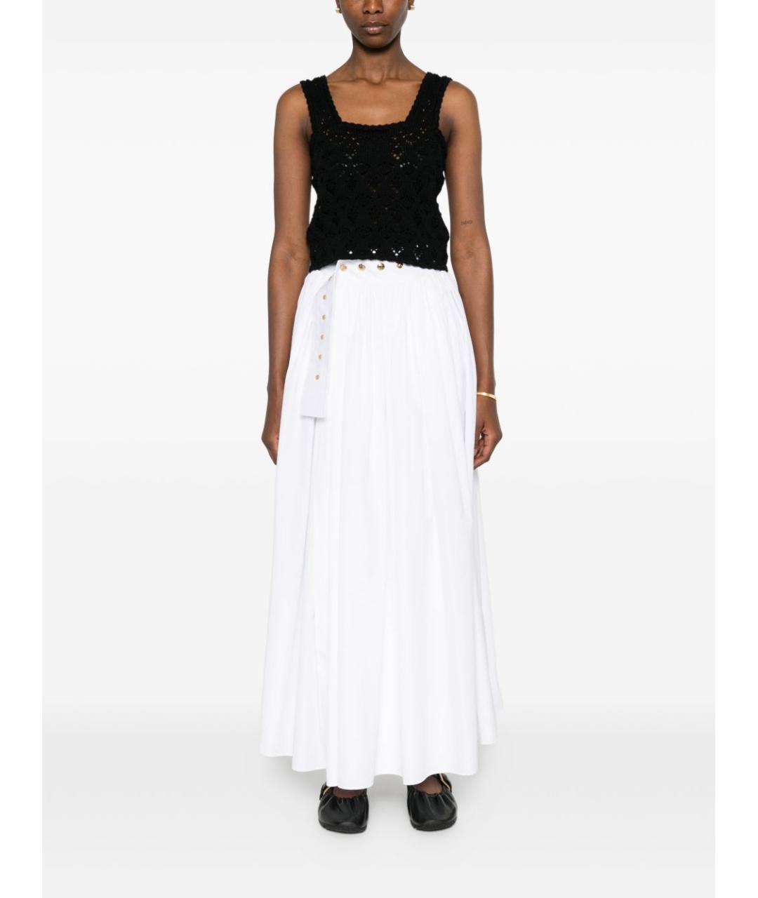 CELINE Черная хлопковая майка, фото 4