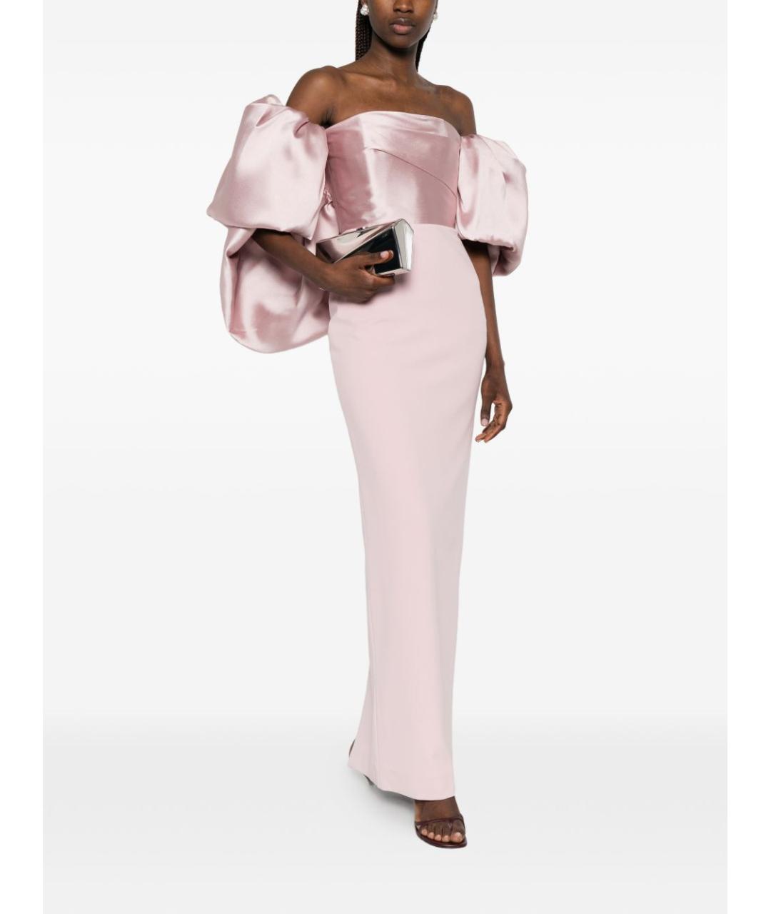 SOLACE LONDON Розовое вечернее платье, фото 3