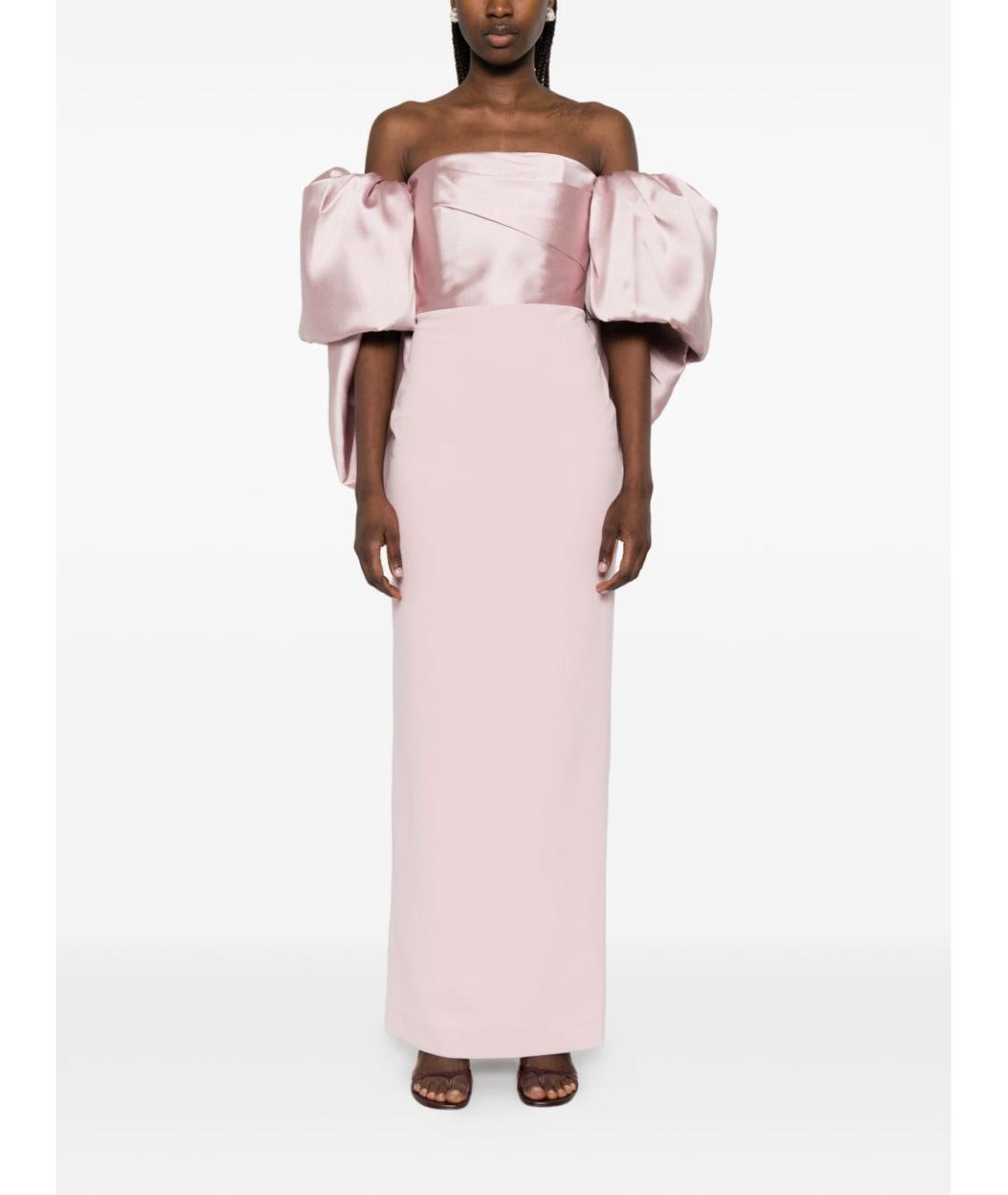 SOLACE LONDON Розовое вечернее платье, фото 5