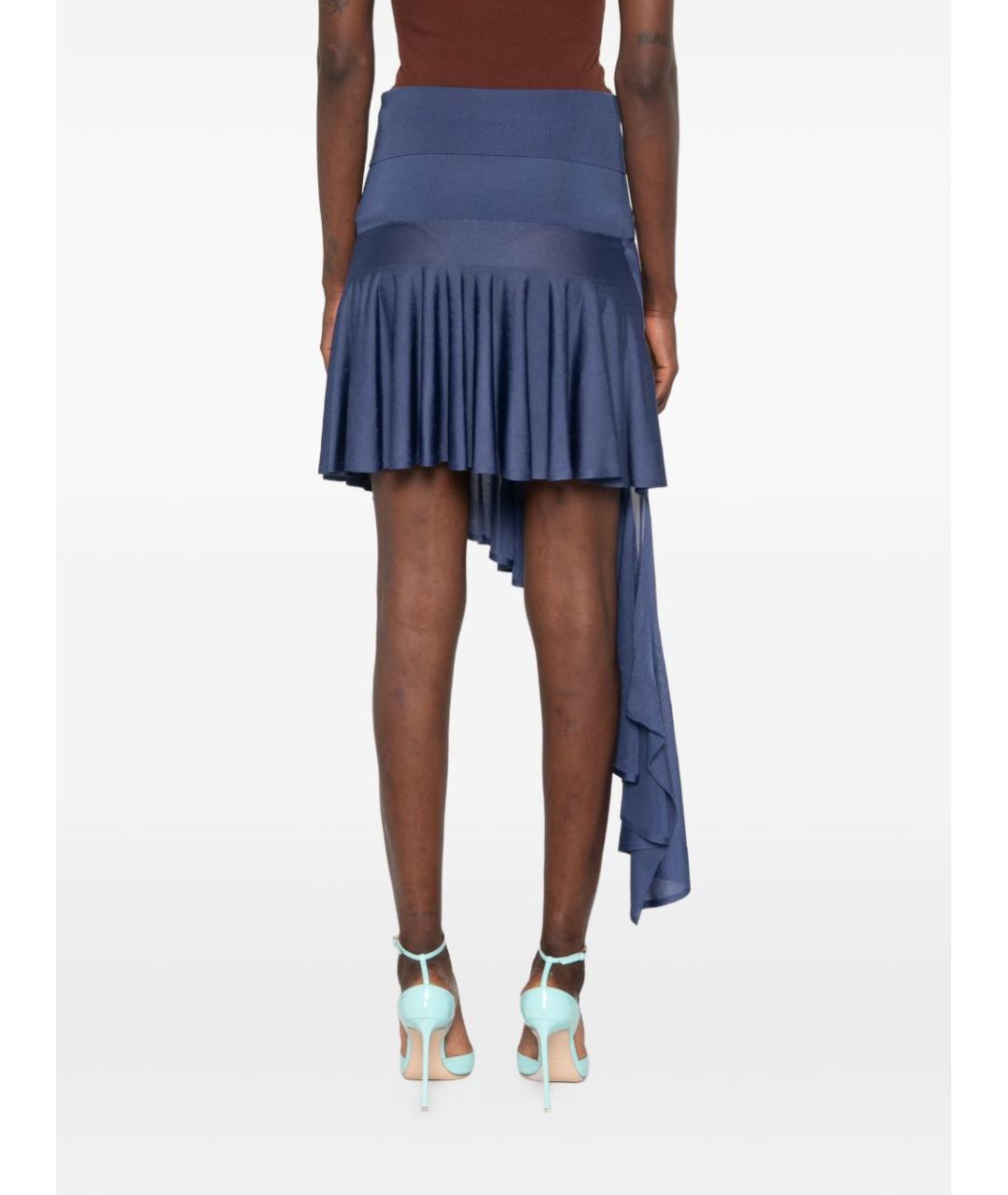 ALAIA Синяя юбка мини, фото 3