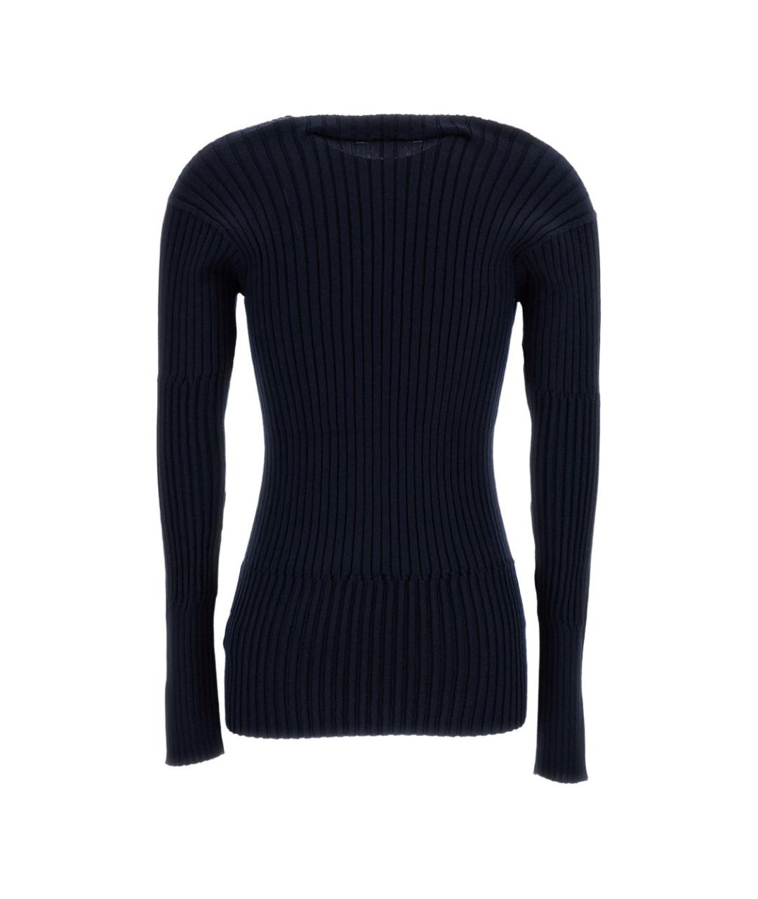 BOTTEGA VENETA Темно-синий кашемировый джемпер / свитер, фото 3