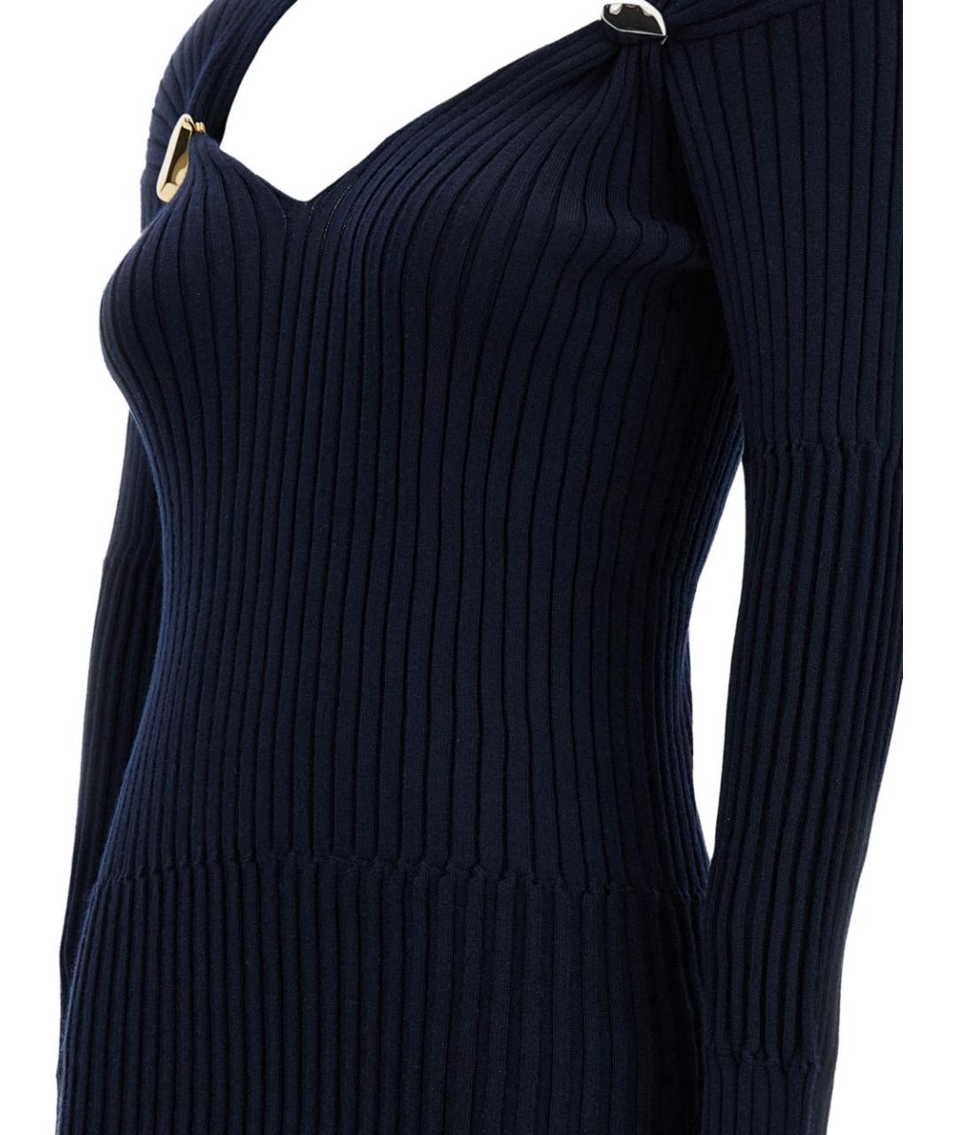 BOTTEGA VENETA Темно-синий кашемировый джемпер / свитер, фото 2