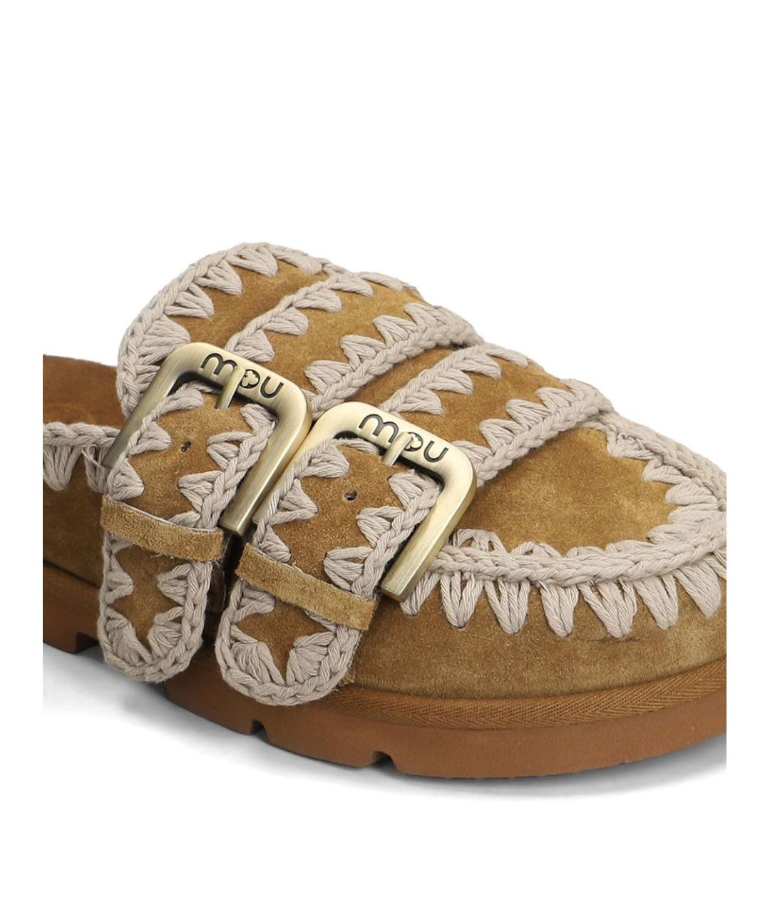 MOU Коричневые мюли, фото 4