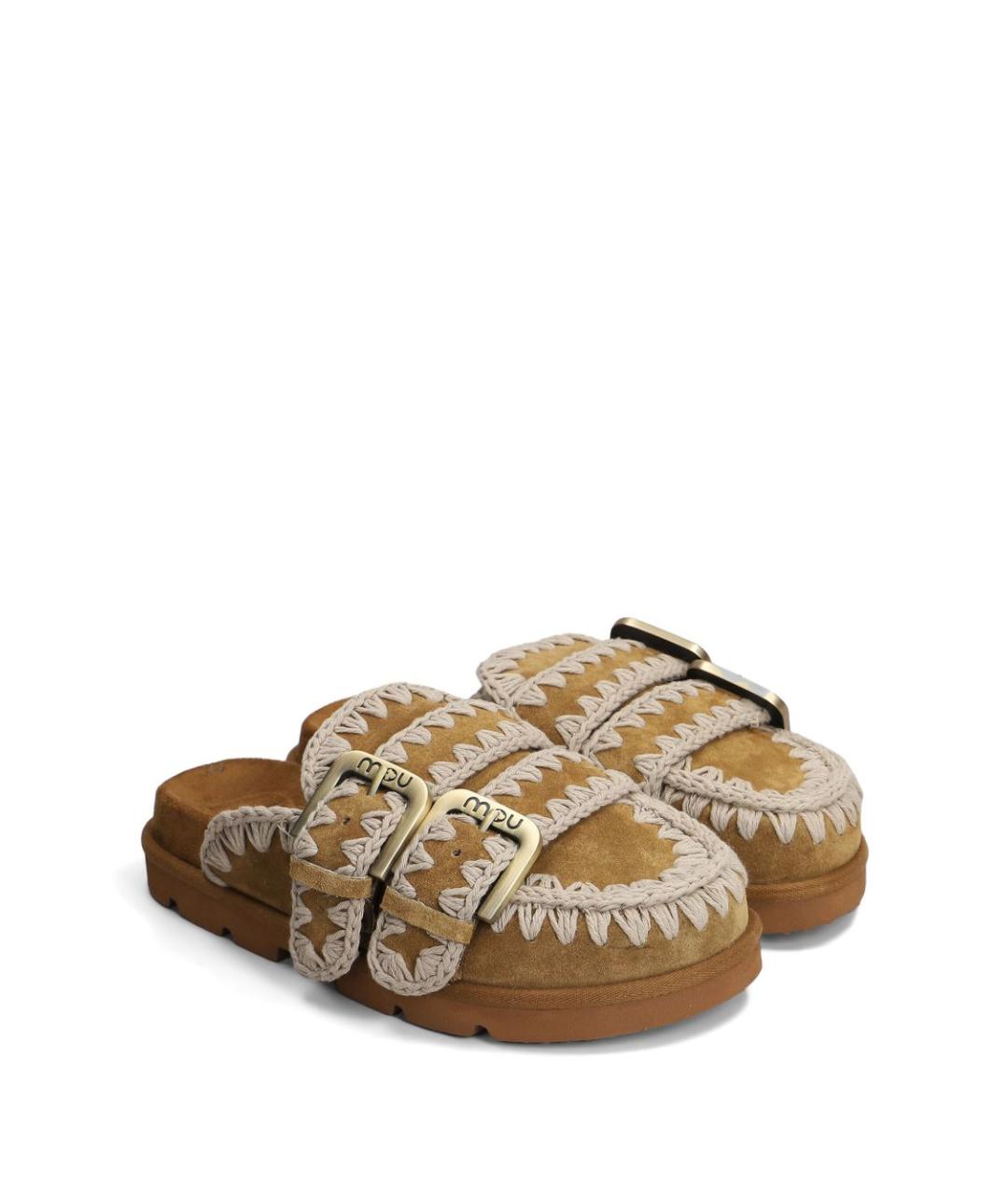 MOU Коричневые мюли, фото 3