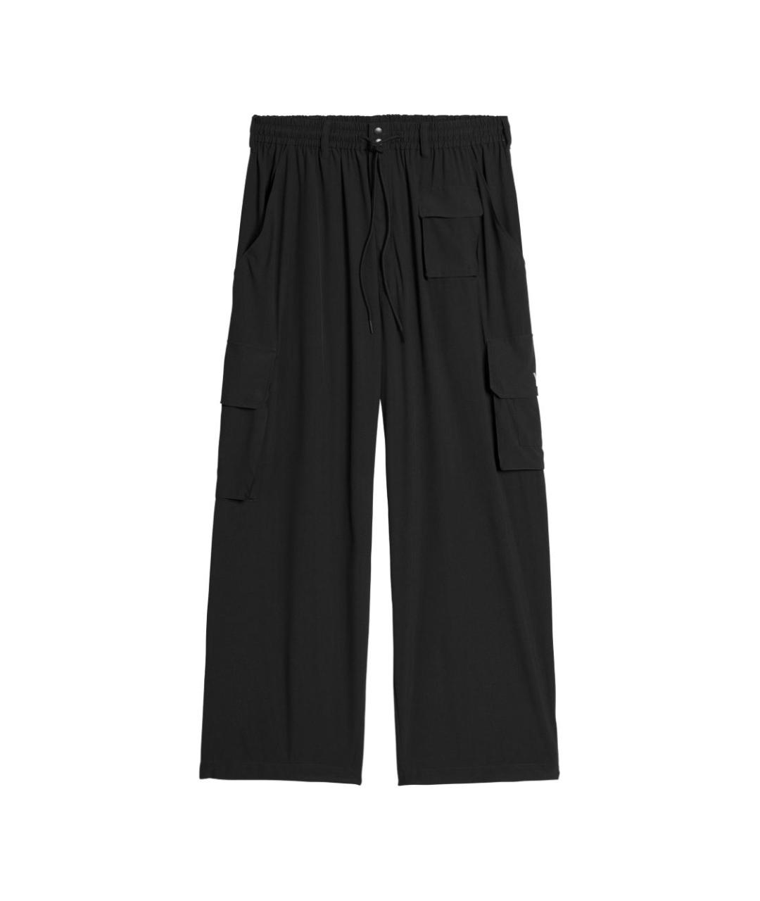 Y-3 Черные прямые брюки, фото 1