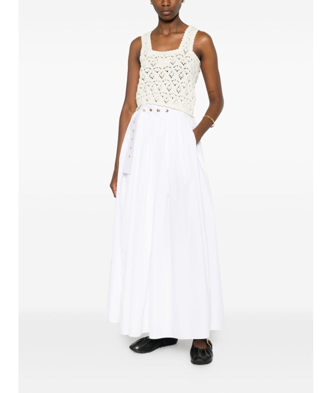 CELINE Белая хлопковая майка, фото 4