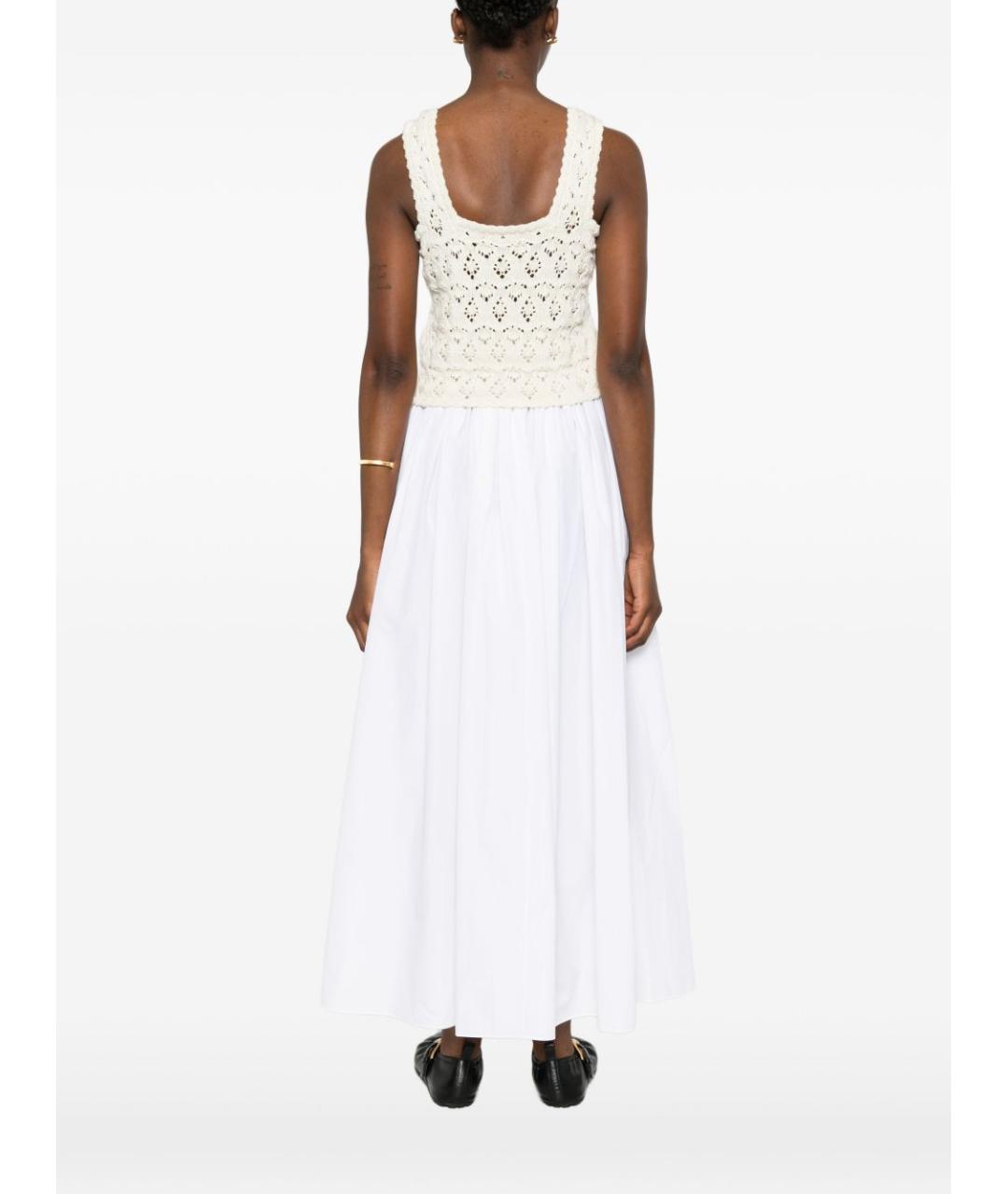 CELINE Белая хлопковая майка, фото 2