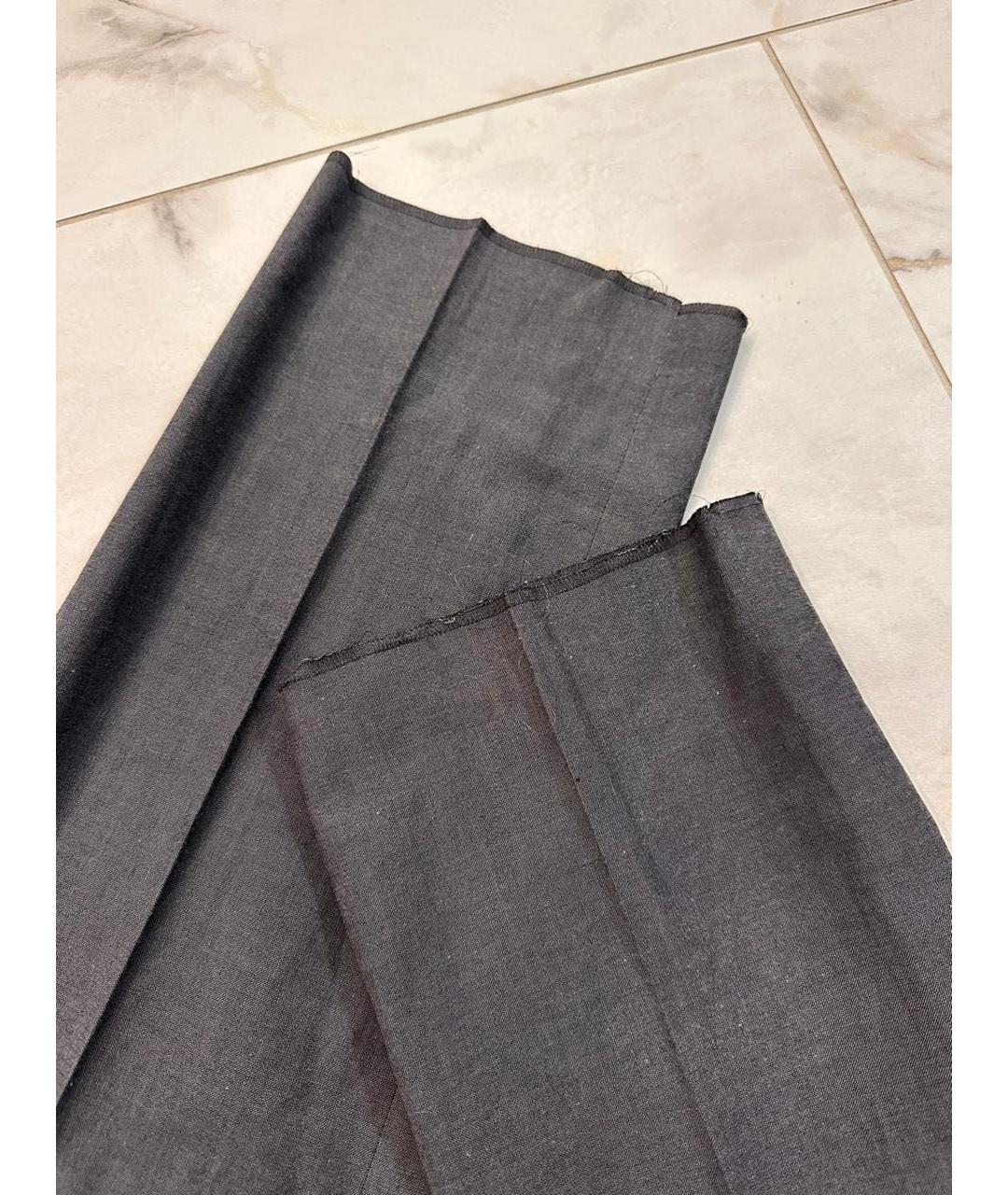 KITON Серые шерстяные классические брюки, фото 5