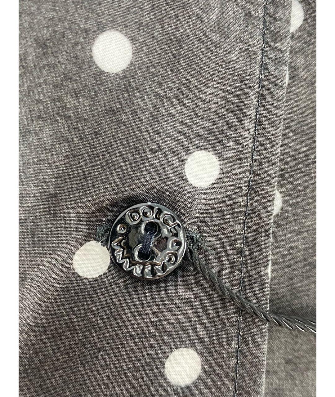 DOLCE&GABBANA Черная хлопковая блузы, фото 5