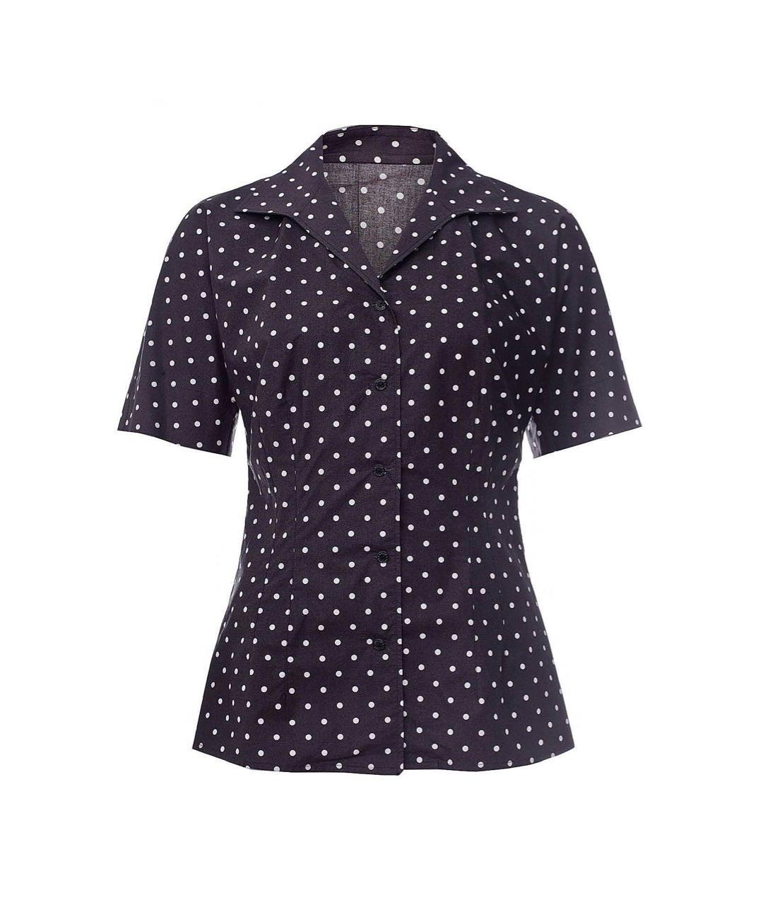 DOLCE&GABBANA Черная хлопковая блузы, фото 9