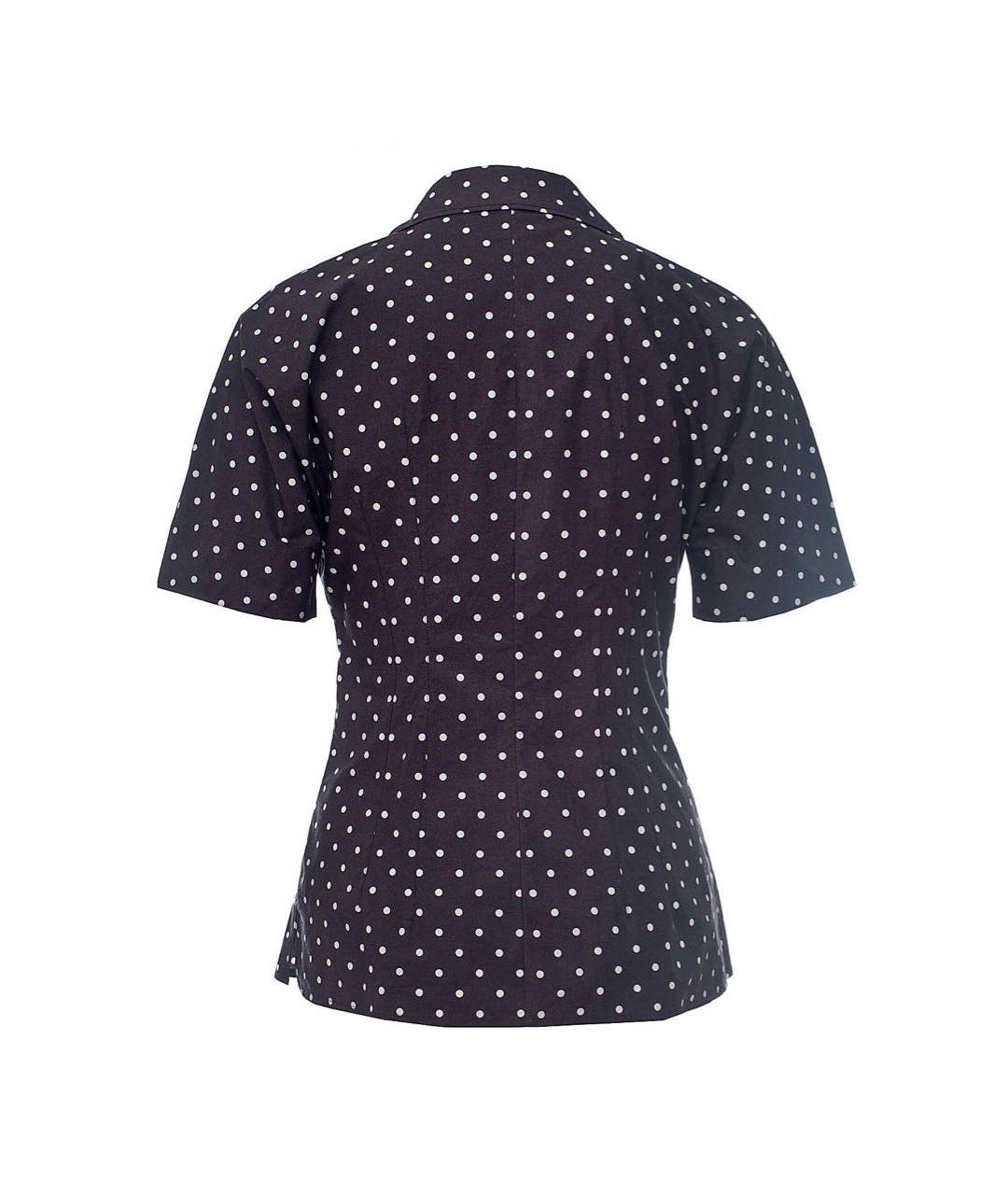 DOLCE&GABBANA Черная хлопковая блузы, фото 2