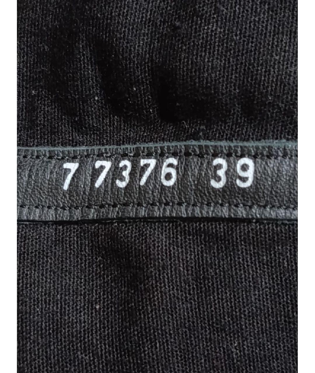 RICK OWENS Черные кожаные ботфорты, фото 8