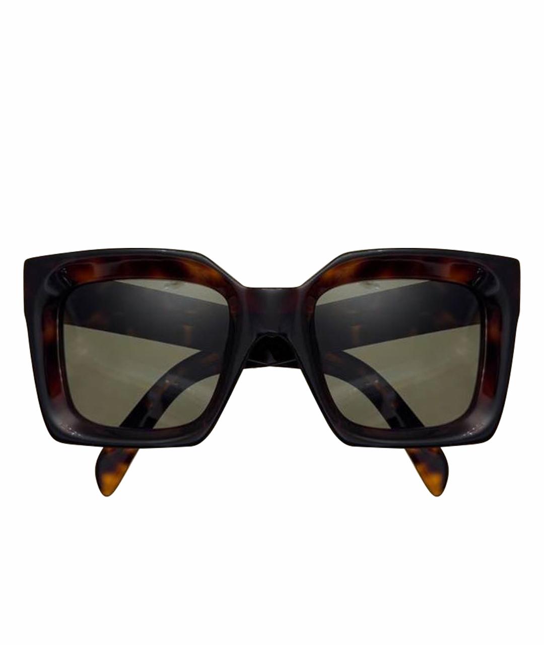 CELINE Коричневые солнцезащитные очки, фото 1