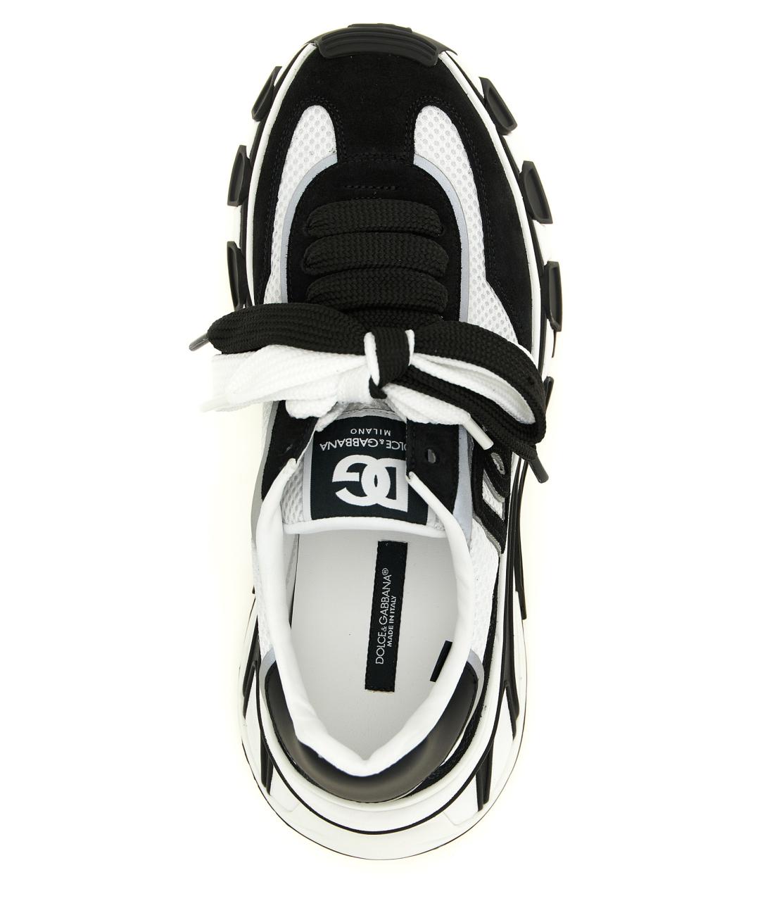 DOLCE&GABBANA Мульти текстильные кроссовки, фото 4