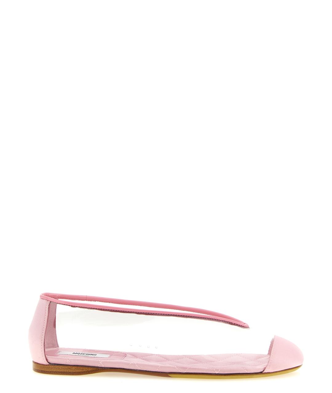 MOSCHINO Розовые балетки, фото 1