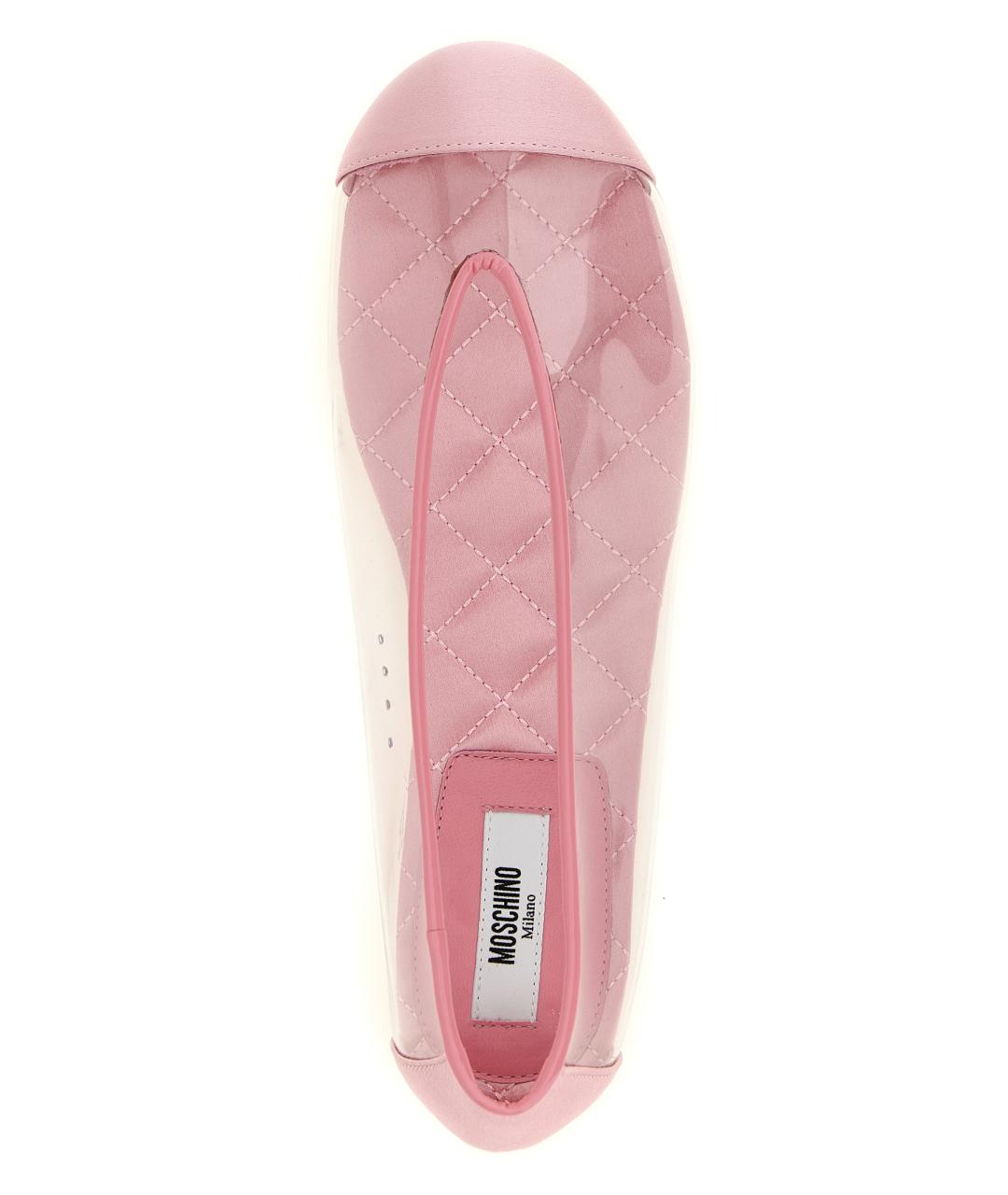 MOSCHINO Розовые балетки, фото 4