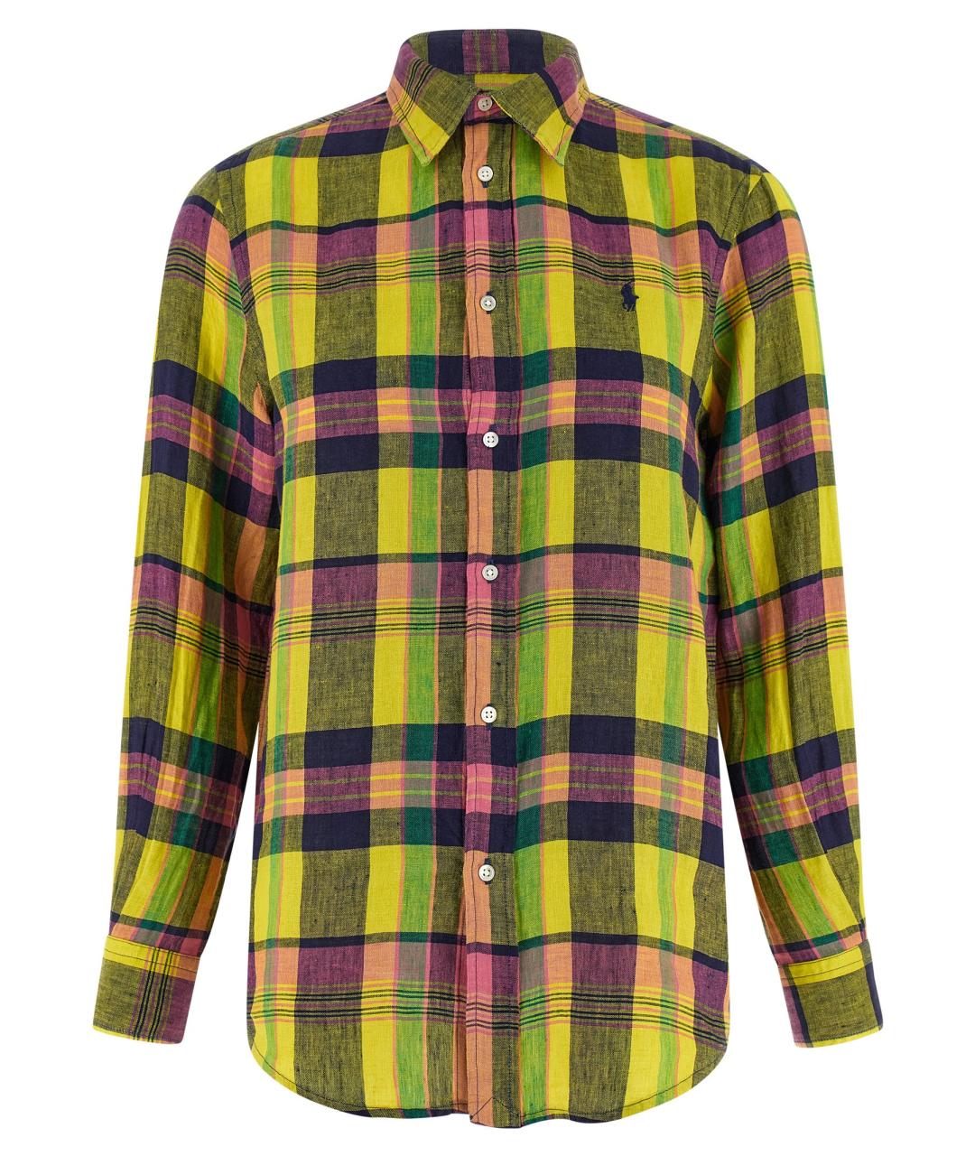 POLO RALPH LAUREN Мульти льняная рубашка, фото 1