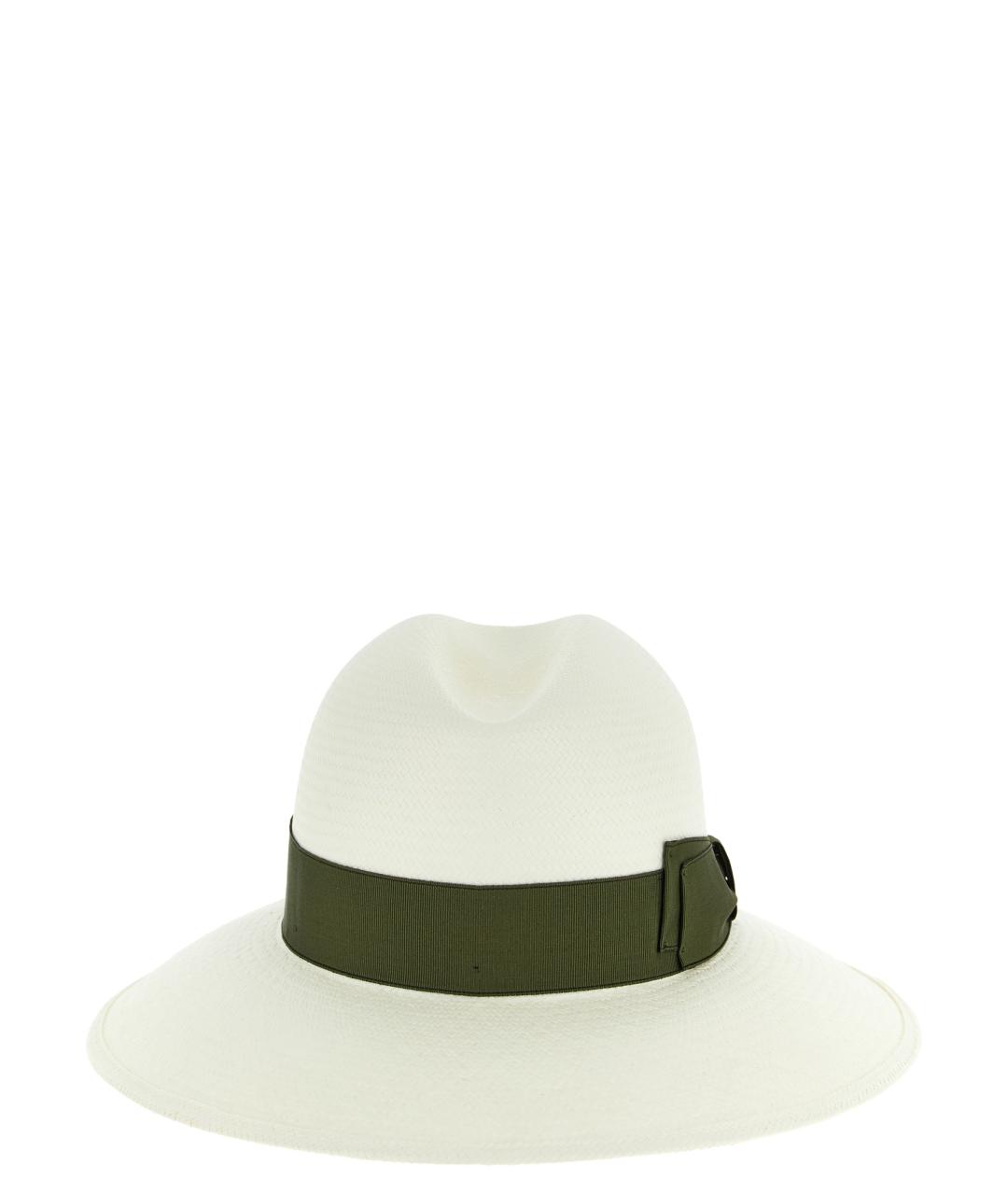 BORSALINO Белая шляпа, фото 3