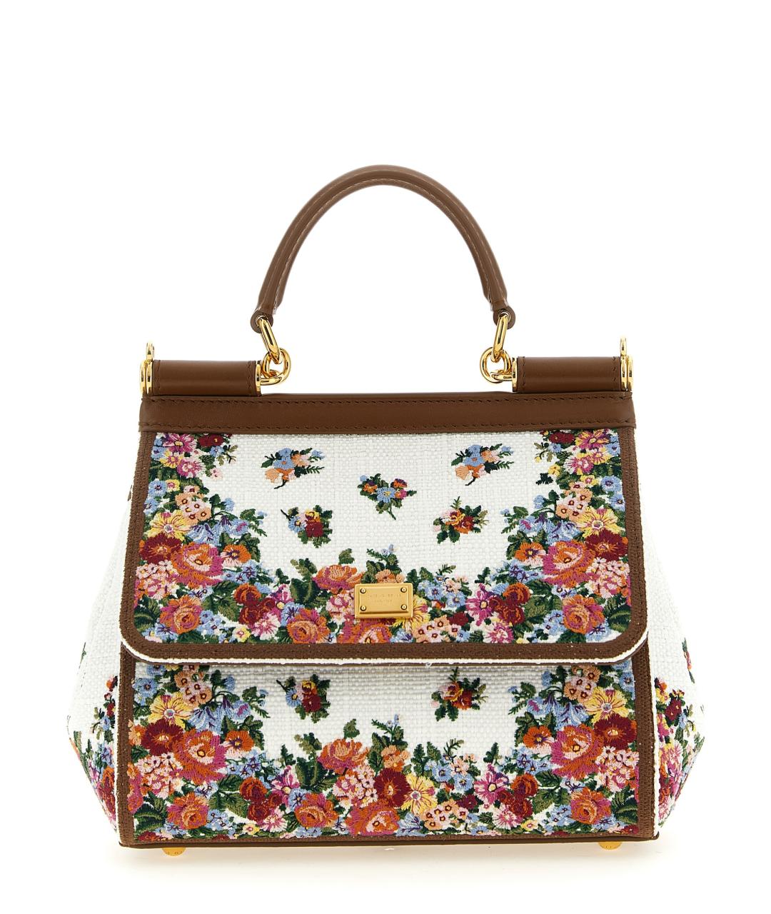 DOLCE&GABBANA Мульти жаккардовая сумка тоут, фото 1