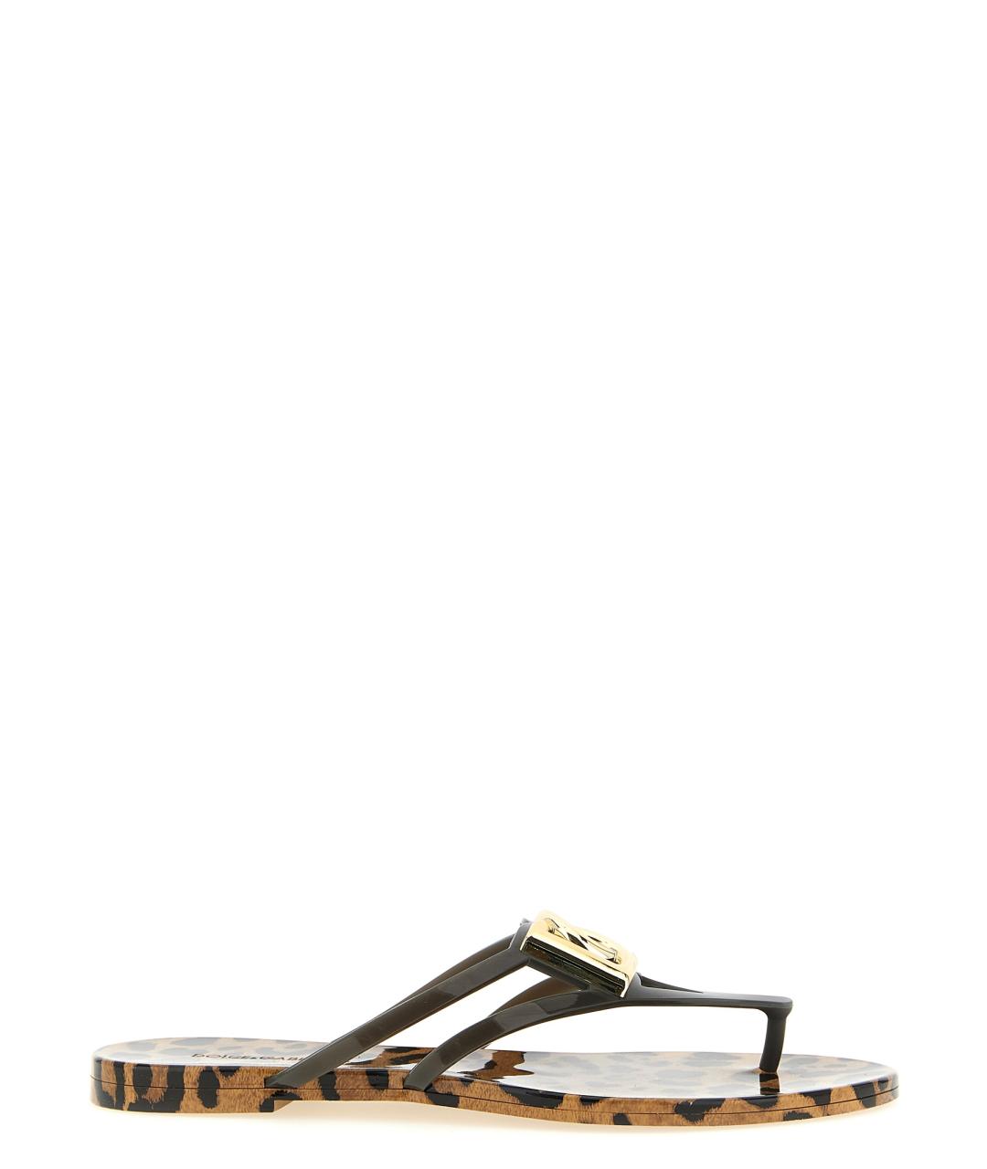 DOLCE&GABBANA Мульти резиновые шлепанцы, фото 1