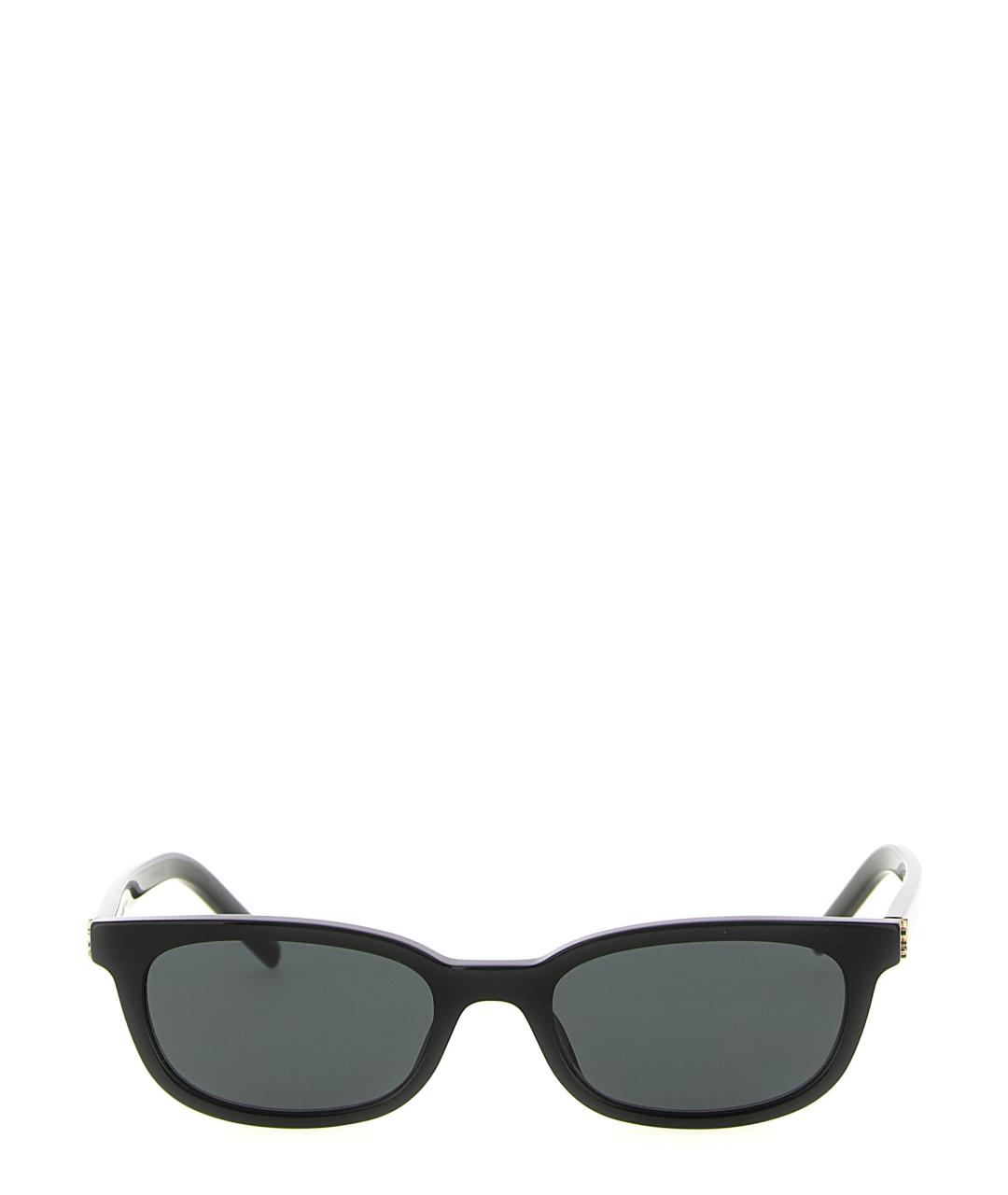 SAINT LAURENT Черные пластиковые солнцезащитные очки, фото 2