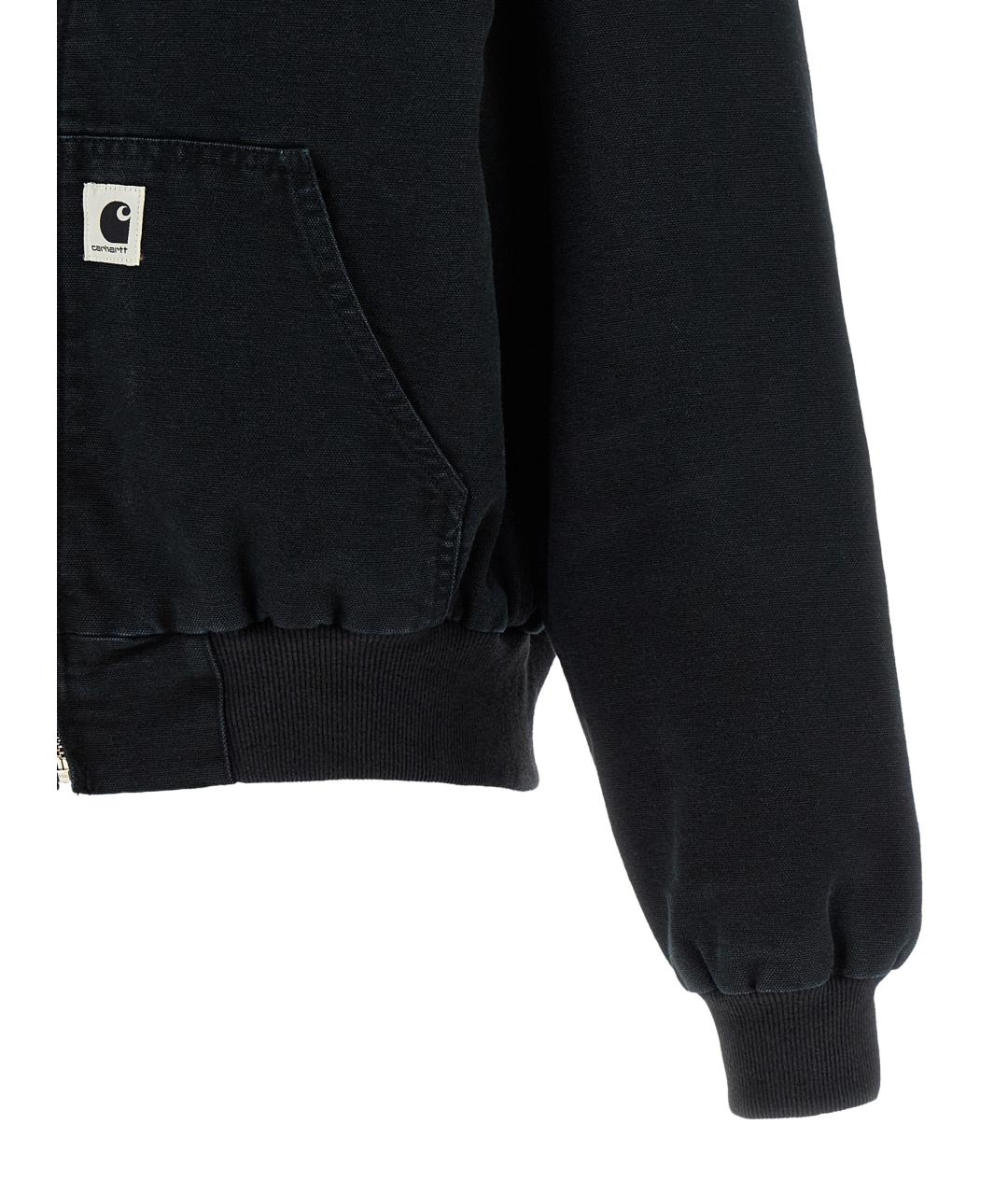 CARHARTT WIP Черная хлопковая куртка, фото 4