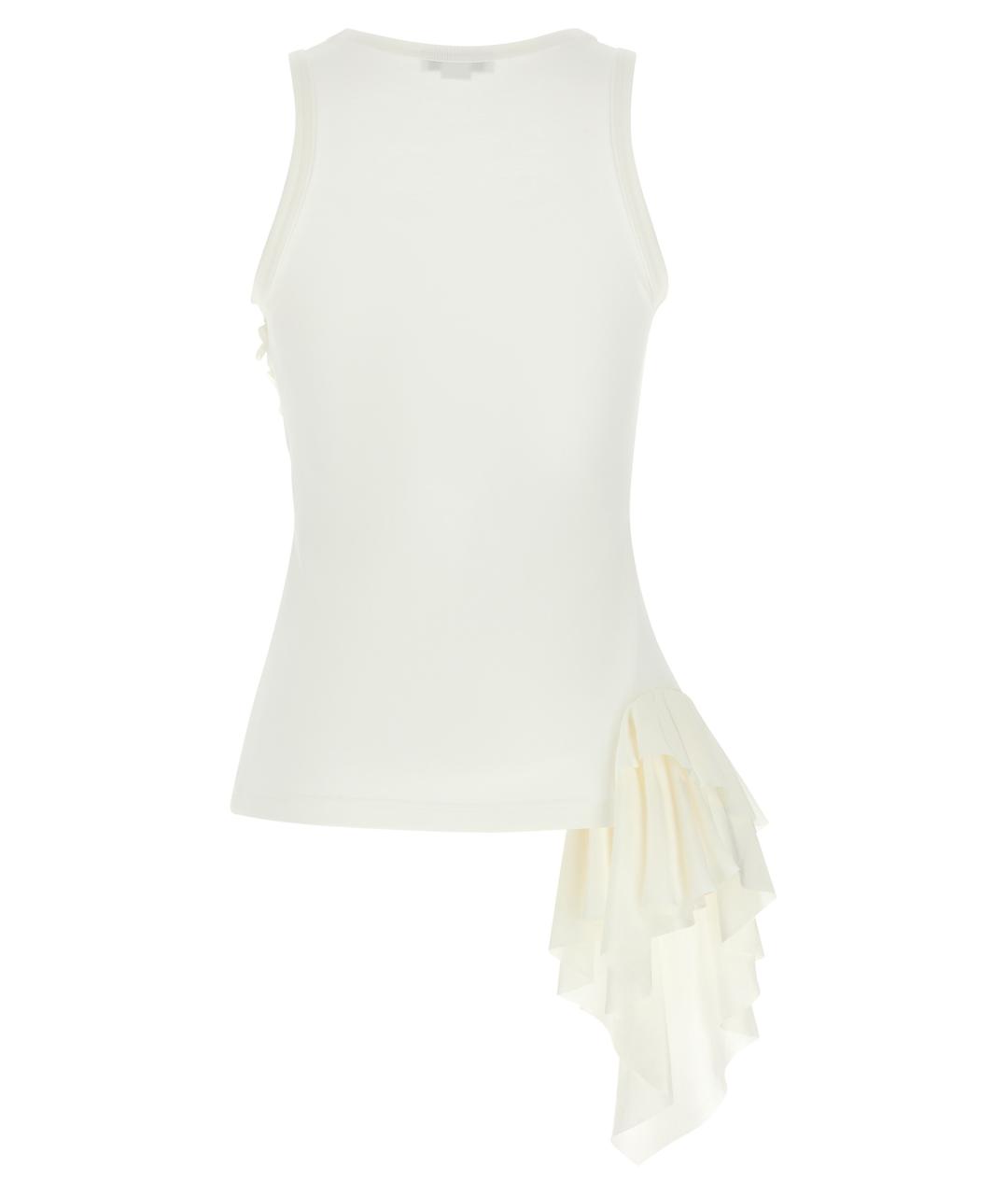 ALEXANDER MCQUEEN Белая хлопковая майка, фото 2