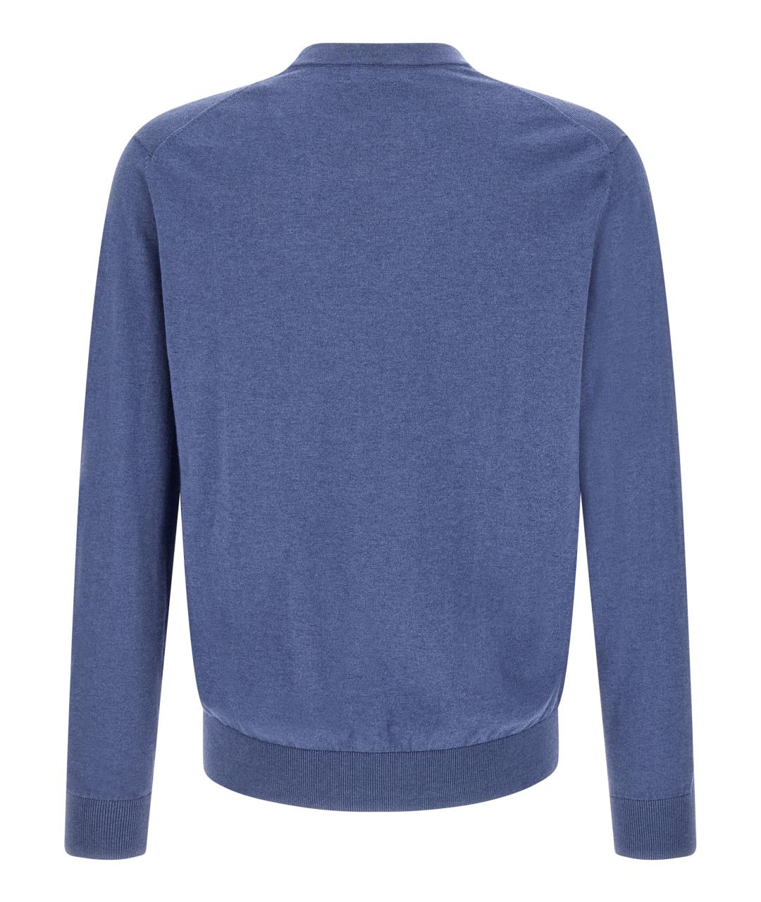 BALLANTYNE Синий хлопковый кардиган, фото 2