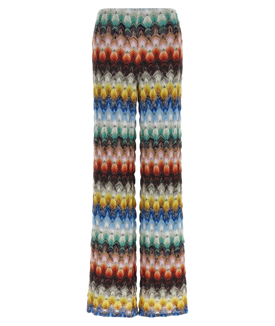MISSONI Мульти вискозные прямые брюки, фото 1