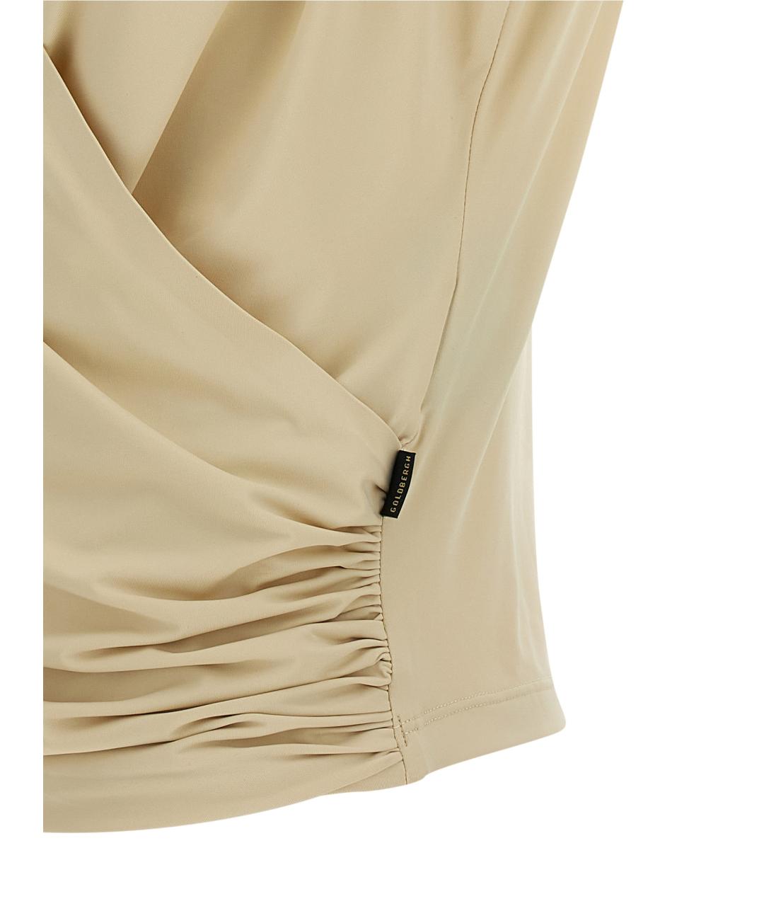 Goldbergh Бежевая полиамидовая майка, фото 4